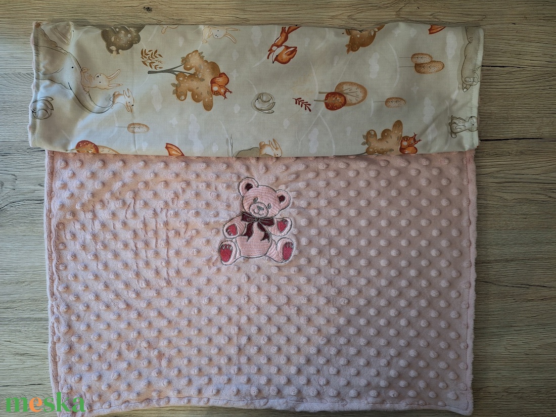 Kétoldalas babatakaró mályva - baba - mama - baba ágynemű - babatakaró, gyerek pléd - Meska.hu