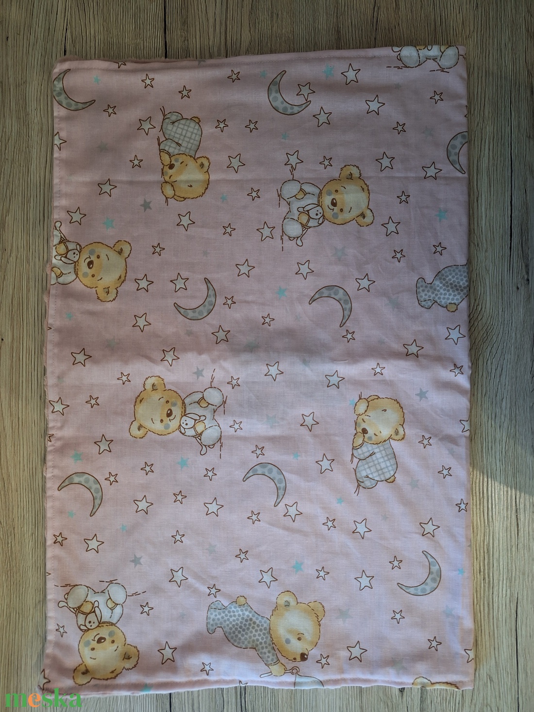 Kétoldalas babatakaró rózsaszín - baba - mama - baba ágynemű - babatakaró, gyerek pléd - Meska.hu