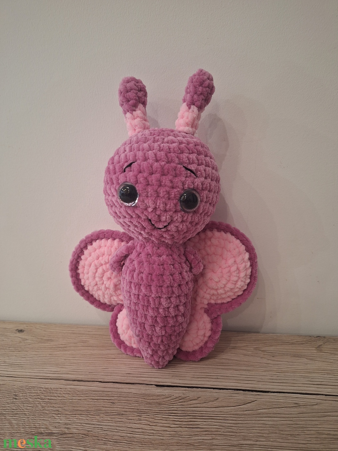 Amigurumi Pillangó Pille - játék & sport - plüssállat & játékfigura - pillangó - Meska.hu