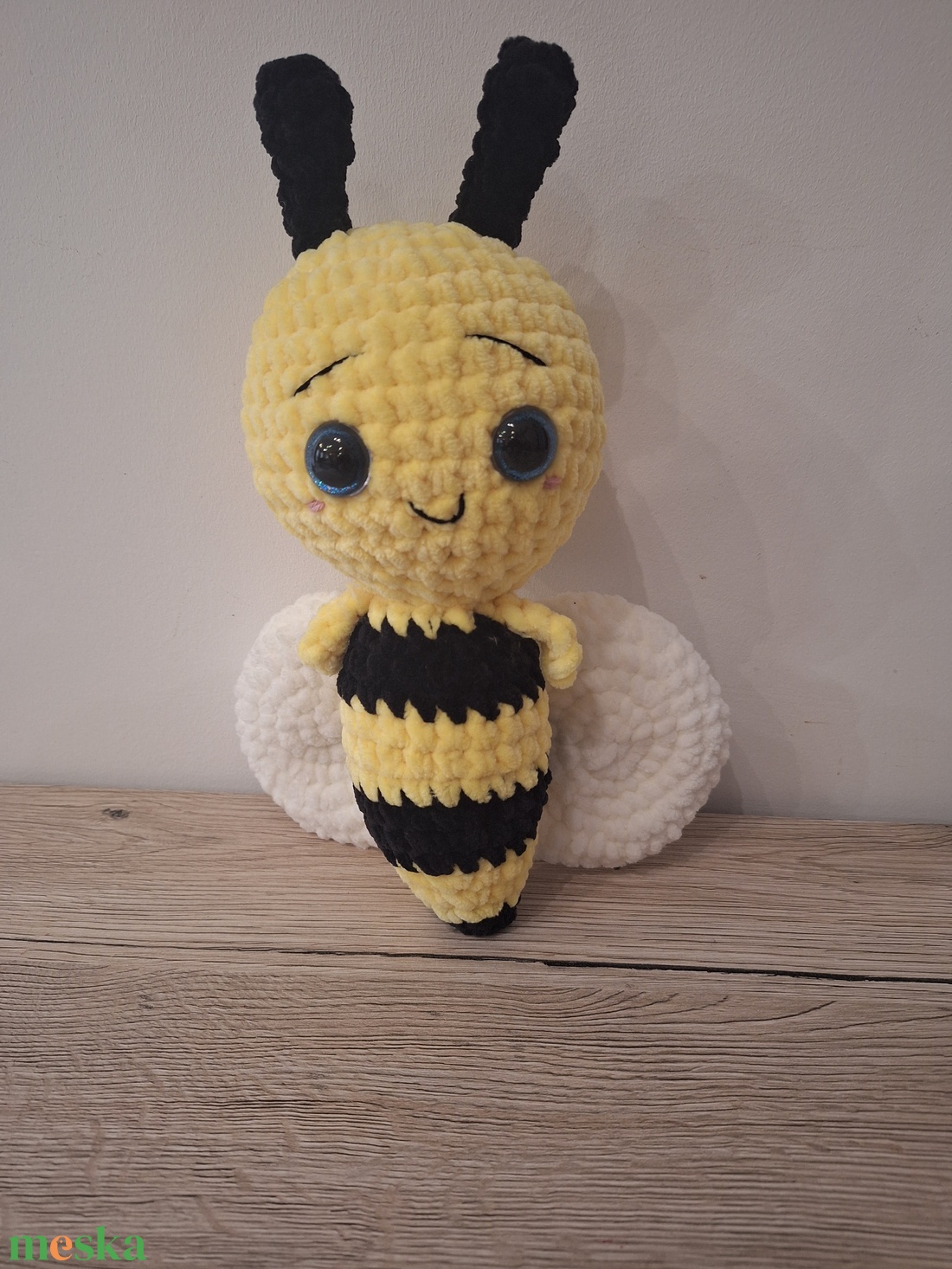 Amigurumi Mézi méhecske - játék & sport - plüssállat & játékfigura - méhecske - Meska.hu