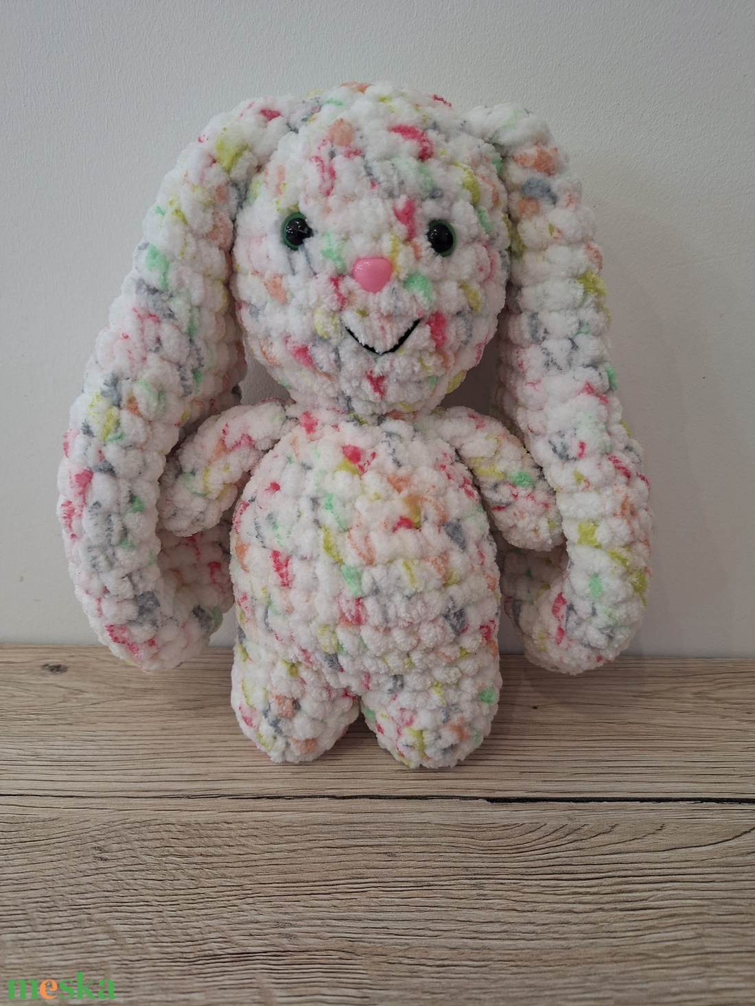 Amigurumi Bolyhos nyuszi - játék & sport - plüssállat & játékfigura - nyuszi - Meska.hu