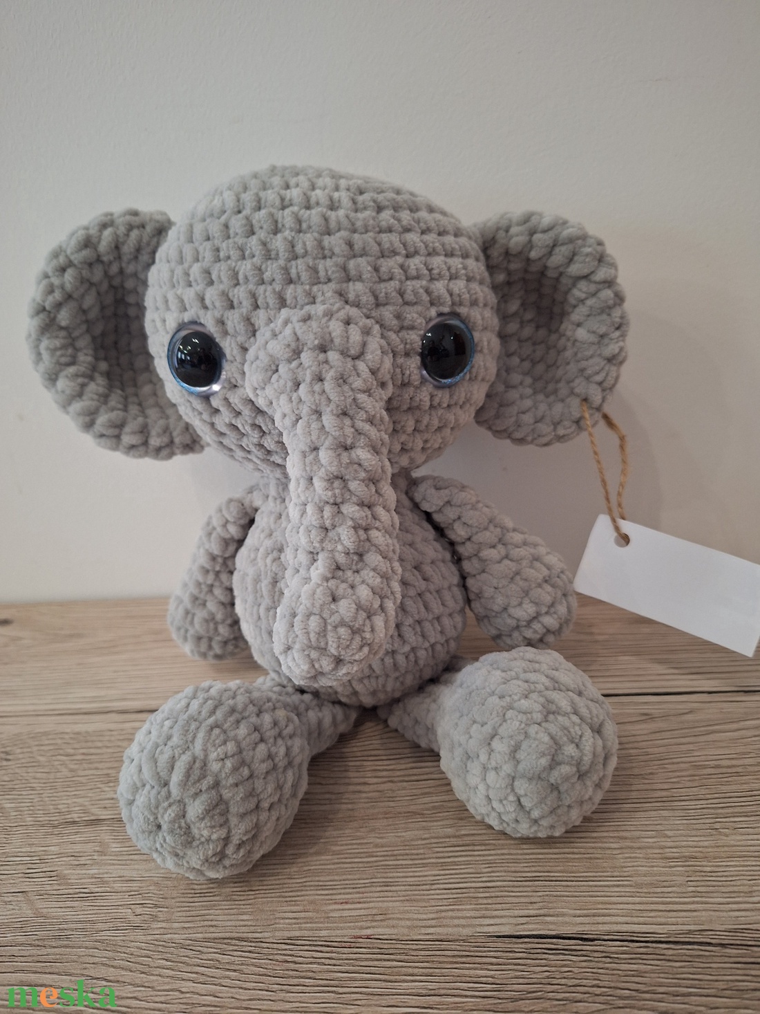 Trombita, az amigurumi elefánt - játék & sport - plüssállat & játékfigura - elefánt - Meska.hu