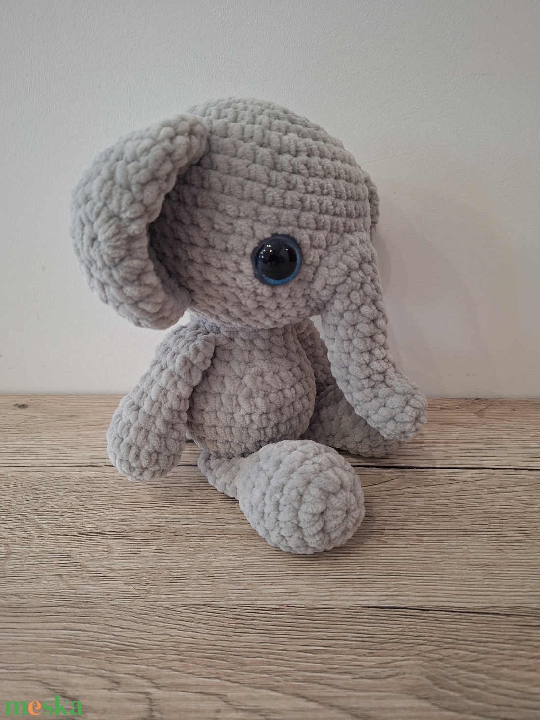 Trombita, az amigurumi elefánt - játék & sport - plüssállat & játékfigura - elefánt - Meska.hu