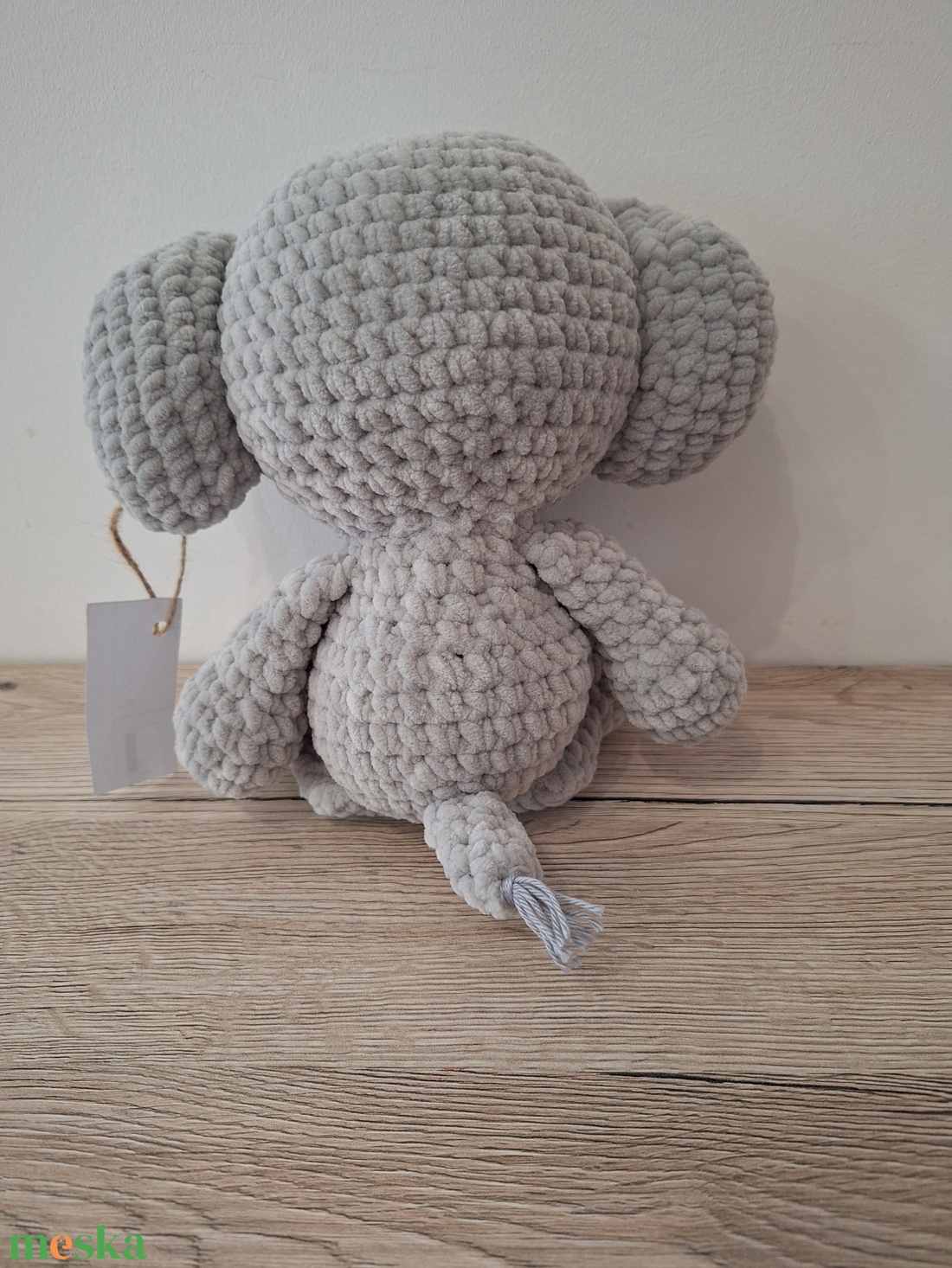 Trombita, az amigurumi elefánt - játék & sport - plüssállat & játékfigura - elefánt - Meska.hu
