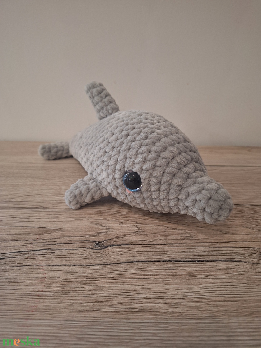 Bobó, az amigurumi delfin - játék & sport - plüssállat & játékfigura - delfin, bálna - Meska.hu