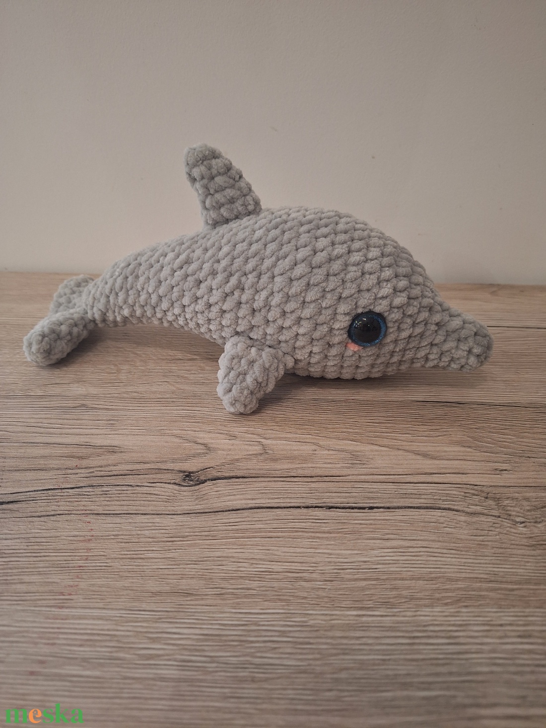Bobó, az amigurumi delfin - játék & sport - plüssállat & játékfigura - delfin, bálna - Meska.hu