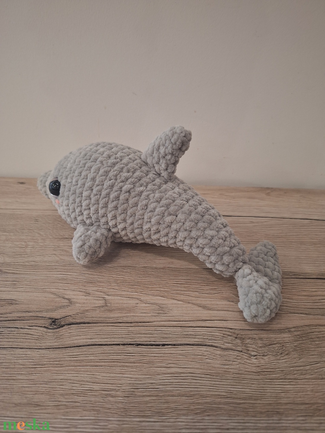 Bobó, az amigurumi delfin - játék & sport - plüssállat & játékfigura - delfin, bálna - Meska.hu