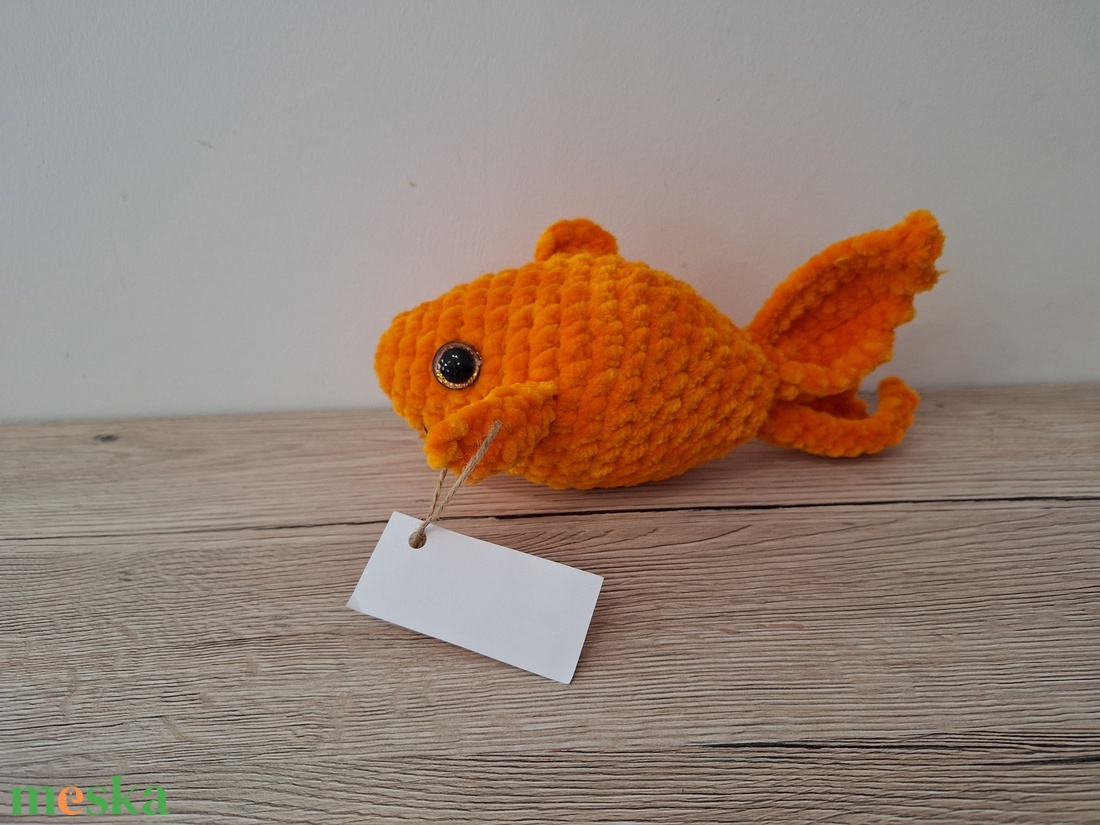 Ari, az amigurumi aranyhal - játék & sport - plüssállat & játékfigura - hal - Meska.hu