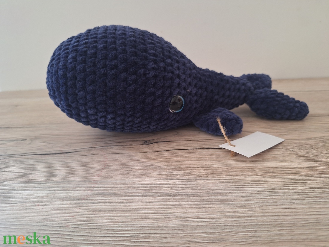 Amigurumi bálna - játék & sport - plüssállat & játékfigura - delfin, bálna - Meska.hu