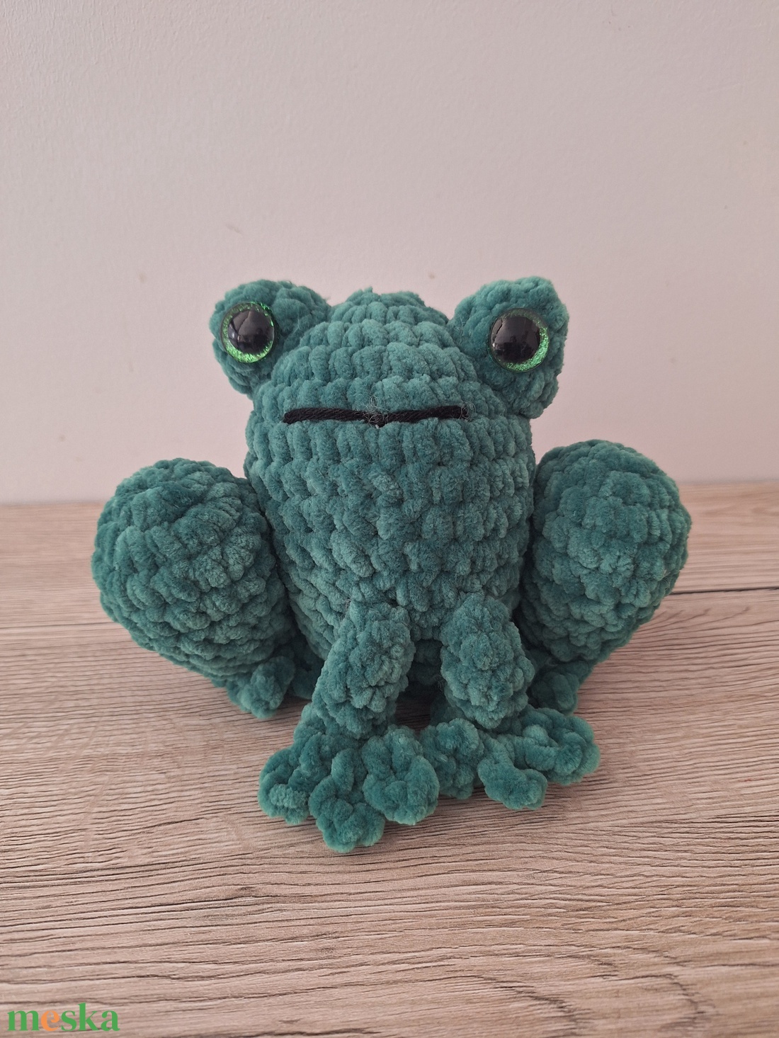 Breki, az amigurumi béka - játék & sport - plüssállat & játékfigura - béka - Meska.hu