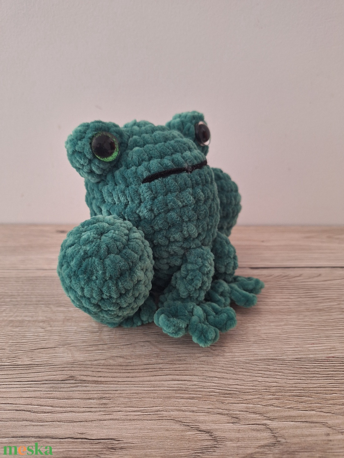 Breki, az amigurumi béka - játék & sport - plüssállat & játékfigura - béka - Meska.hu