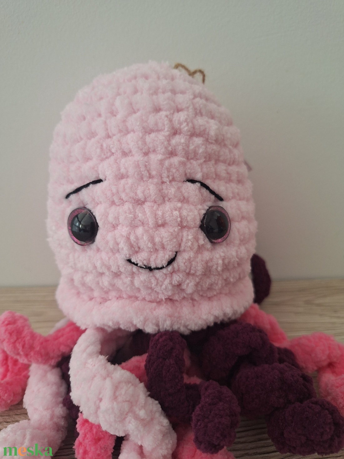 Mimi az amigurumi medúza - játék & sport - plüssállat & játékfigura - polip, medúza - Meska.hu