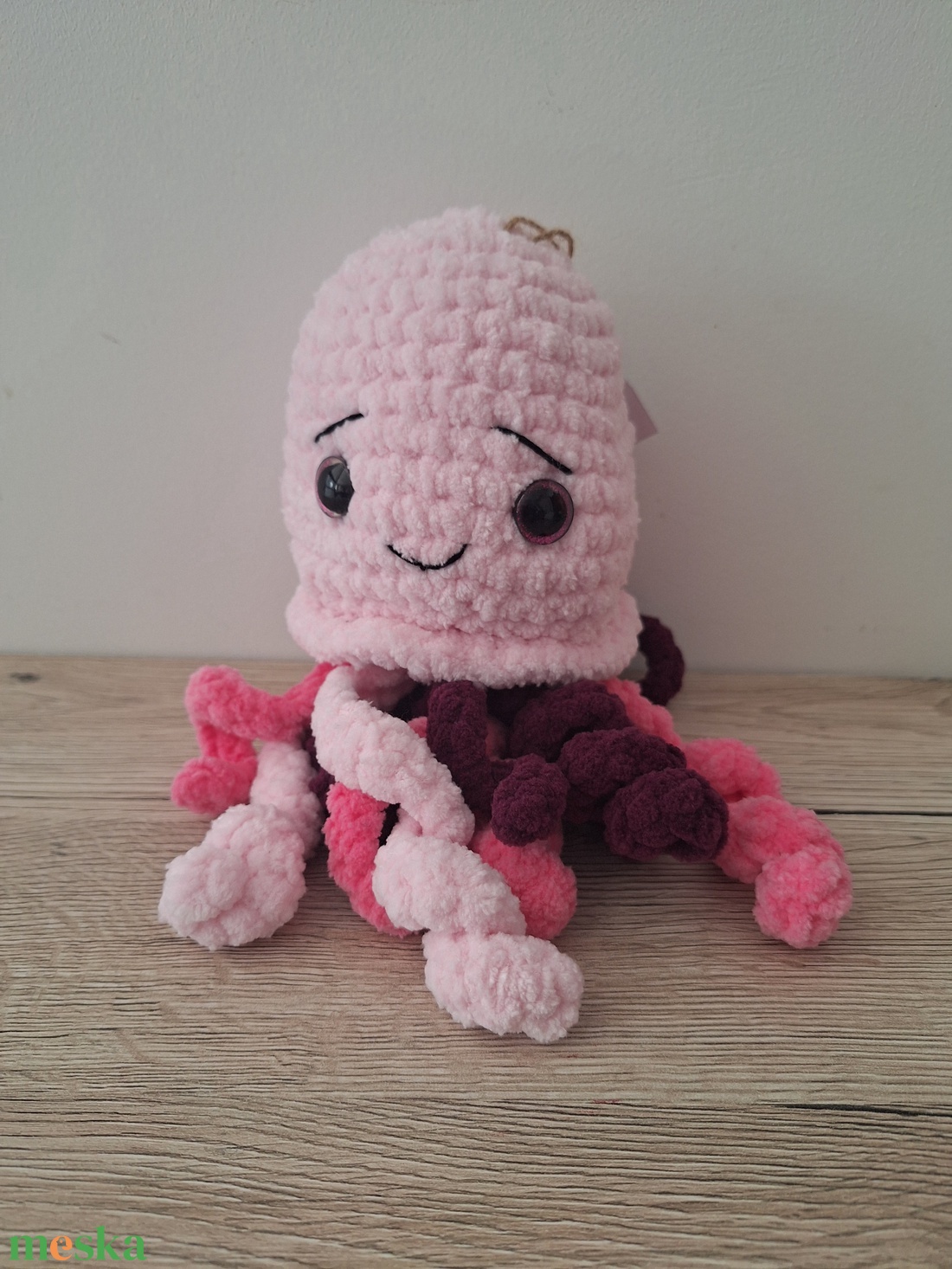 Mimi az amigurumi medúza - játék & sport - plüssállat & játékfigura - polip, medúza - Meska.hu