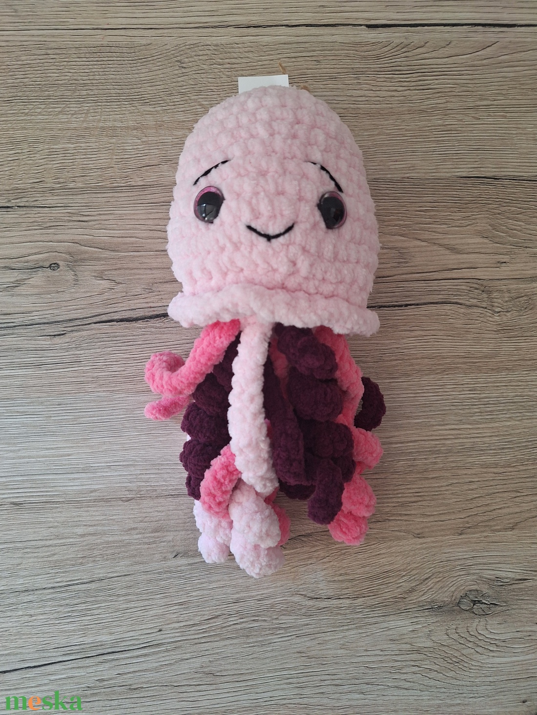 Mimi az amigurumi medúza - játék & sport - plüssállat & játékfigura - polip, medúza - Meska.hu