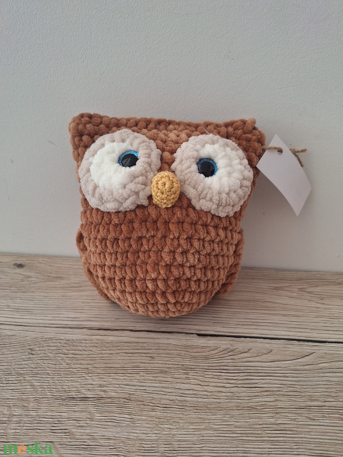 Amigurumi plüss bagoly - játék & sport - plüssállat & játékfigura - bagoly - Meska.hu