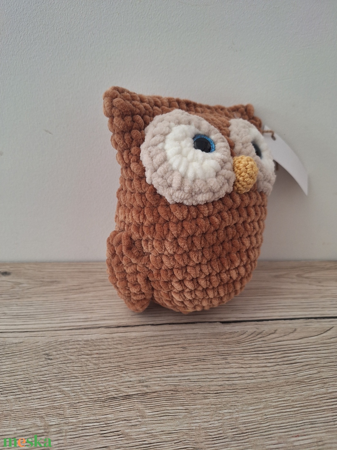 Amigurumi plüss bagoly - játék & sport - plüssállat & játékfigura - bagoly - Meska.hu