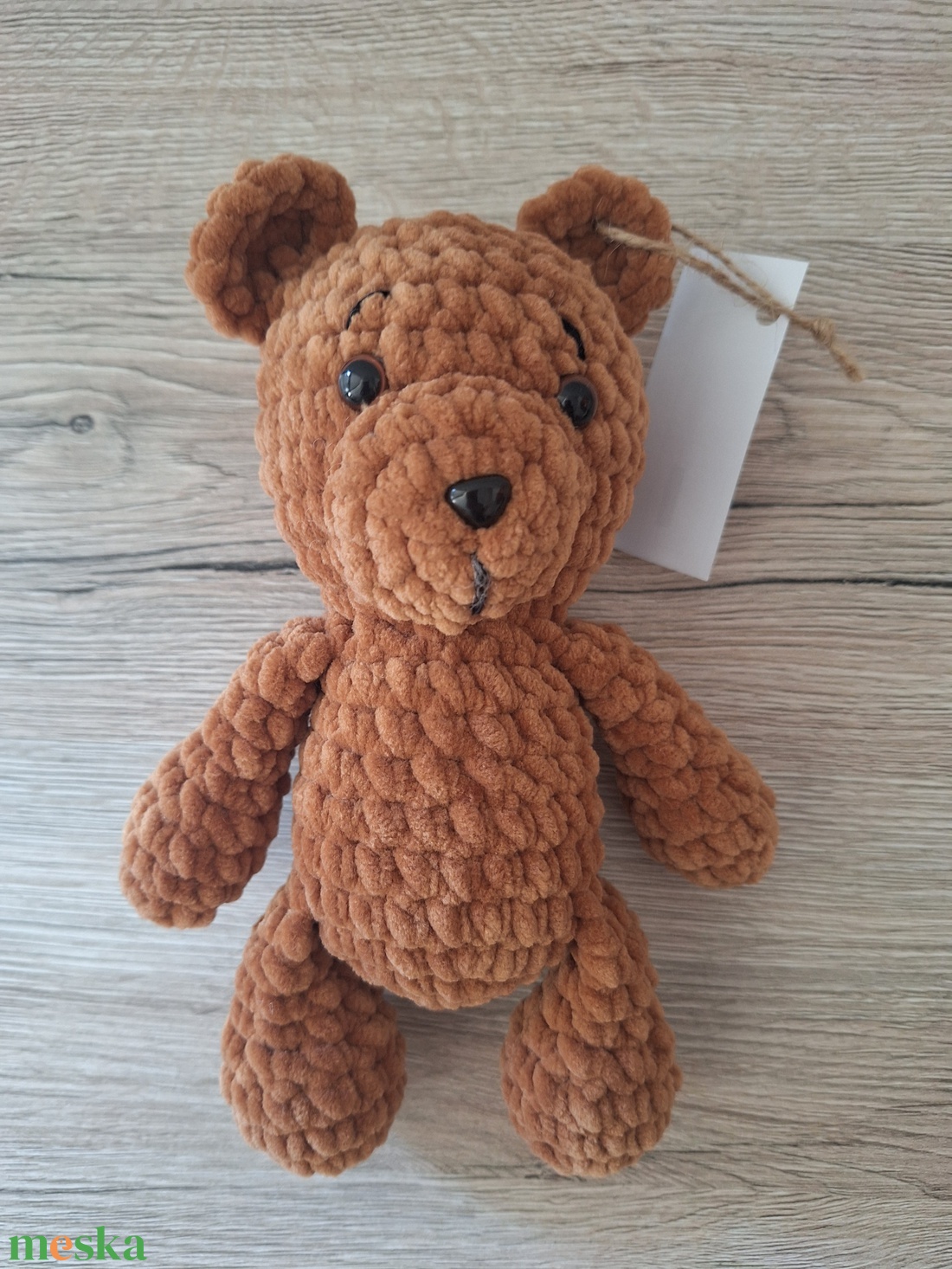 Amigurumi Barna Maci - játék & sport - plüssállat & játékfigura - maci - Meska.hu