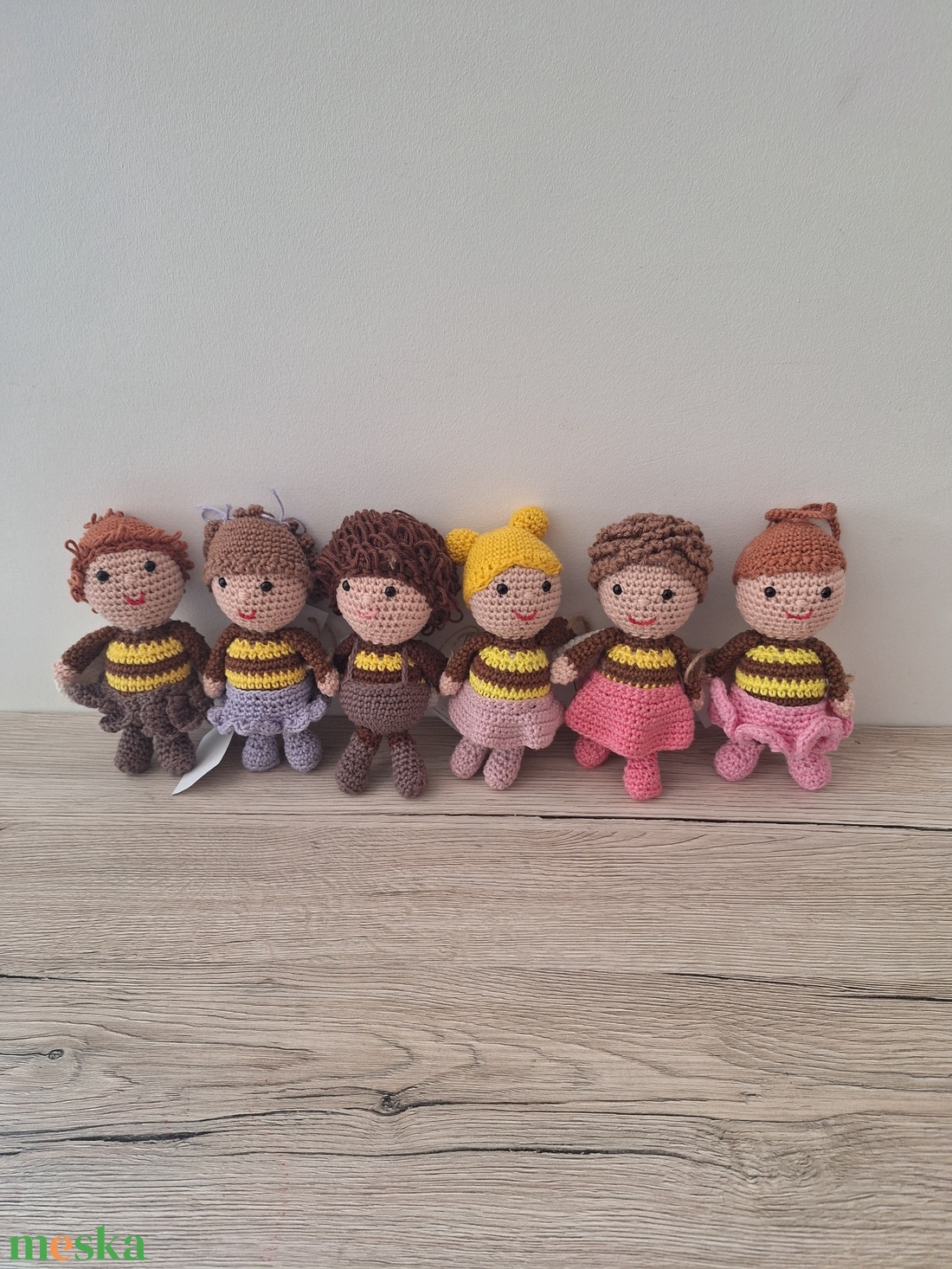 amigurumi méhbabák - játék & sport - plüssállat & játékfigura - méhecske - Meska.hu