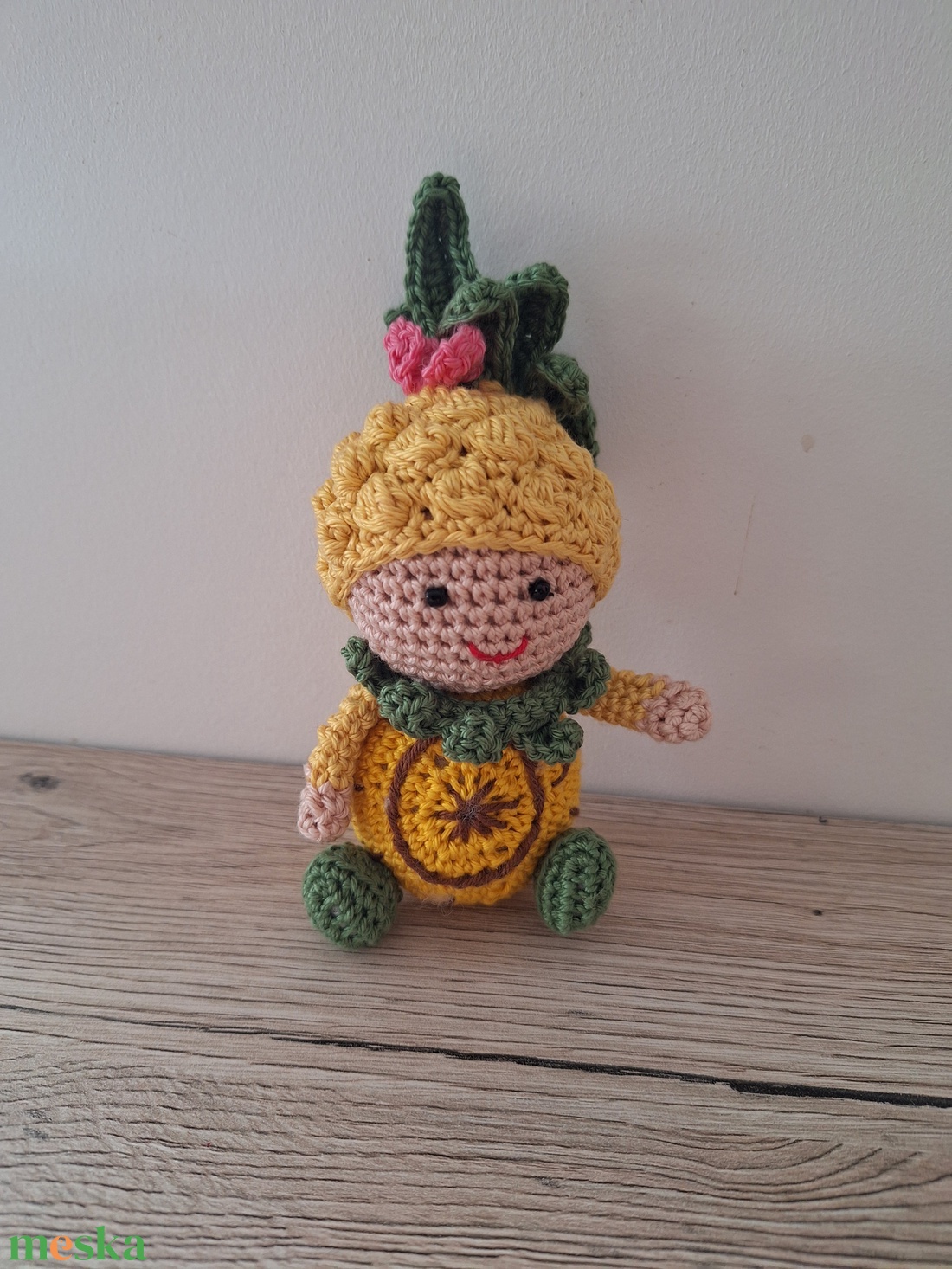 Amigurumi Ani, a horgolt ananász - játék & sport - plüssállat & játékfigura - más figura - Meska.hu