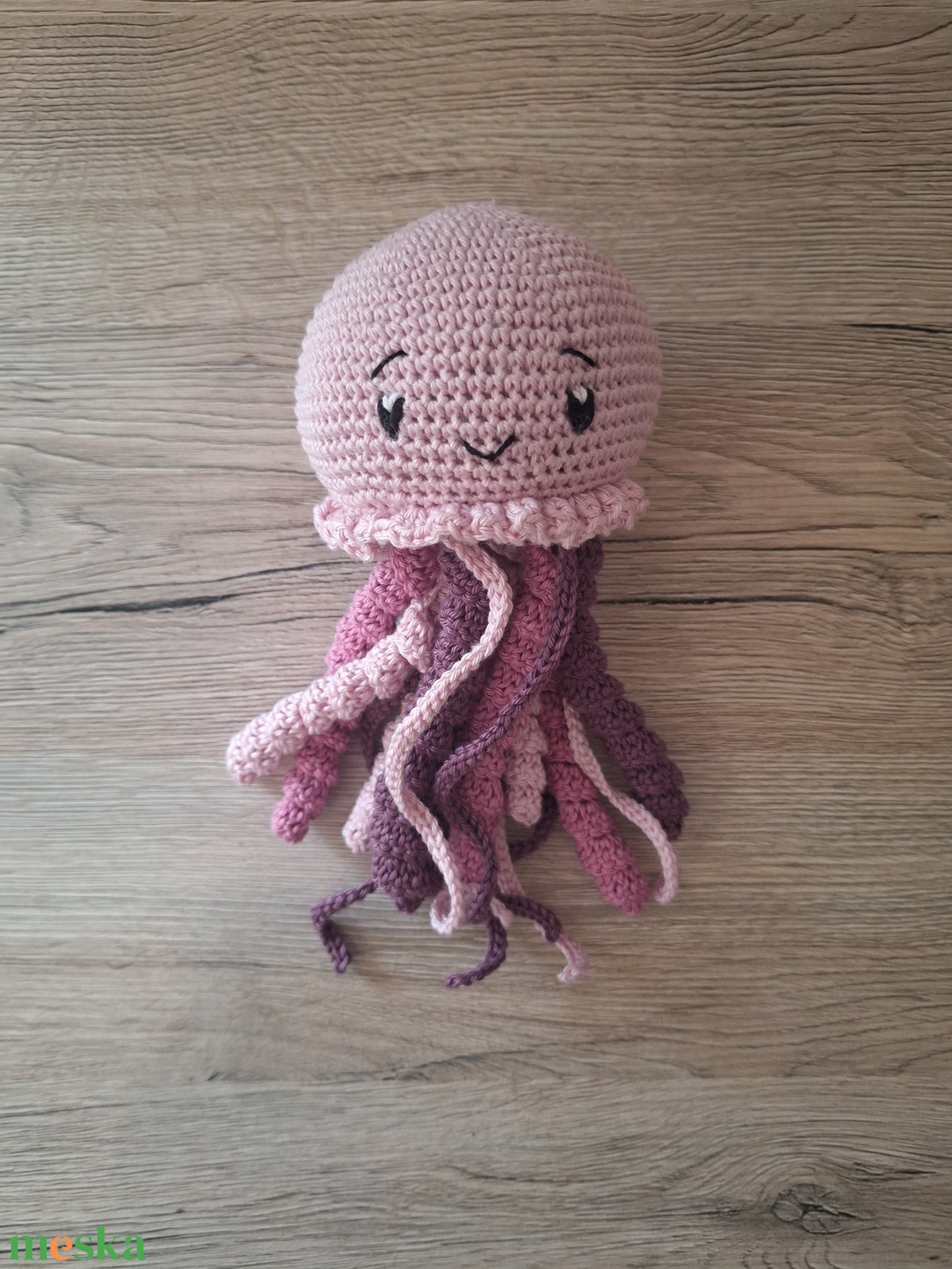 Amigurumi medúza Mimi - játék & sport - plüssállat & játékfigura - más figura - Meska.hu