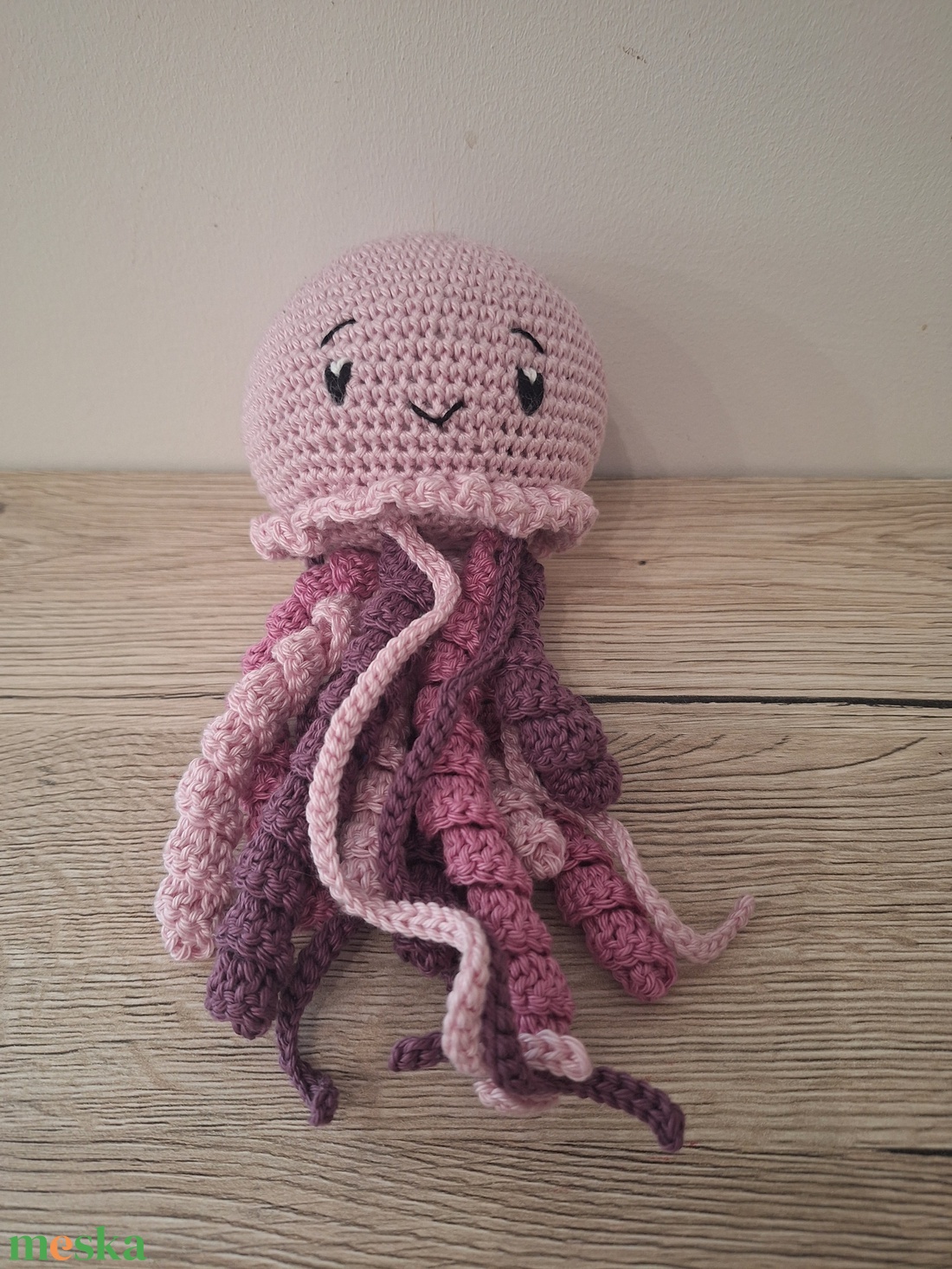 Amigurumi medúza Mimi - játék & sport - plüssállat & játékfigura - más figura - Meska.hu
