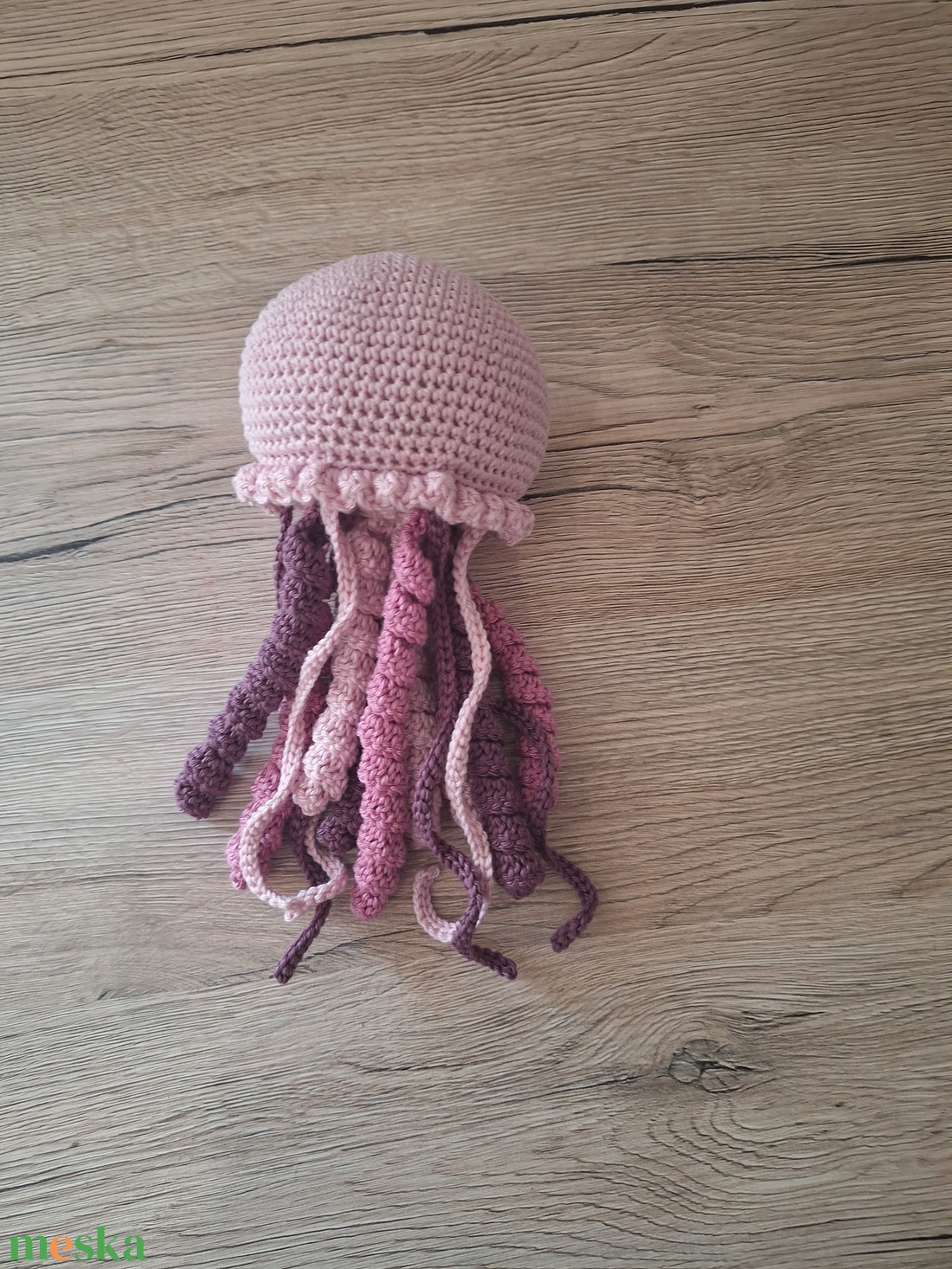 Amigurumi medúza Mimi - játék & sport - plüssállat & játékfigura - más figura - Meska.hu