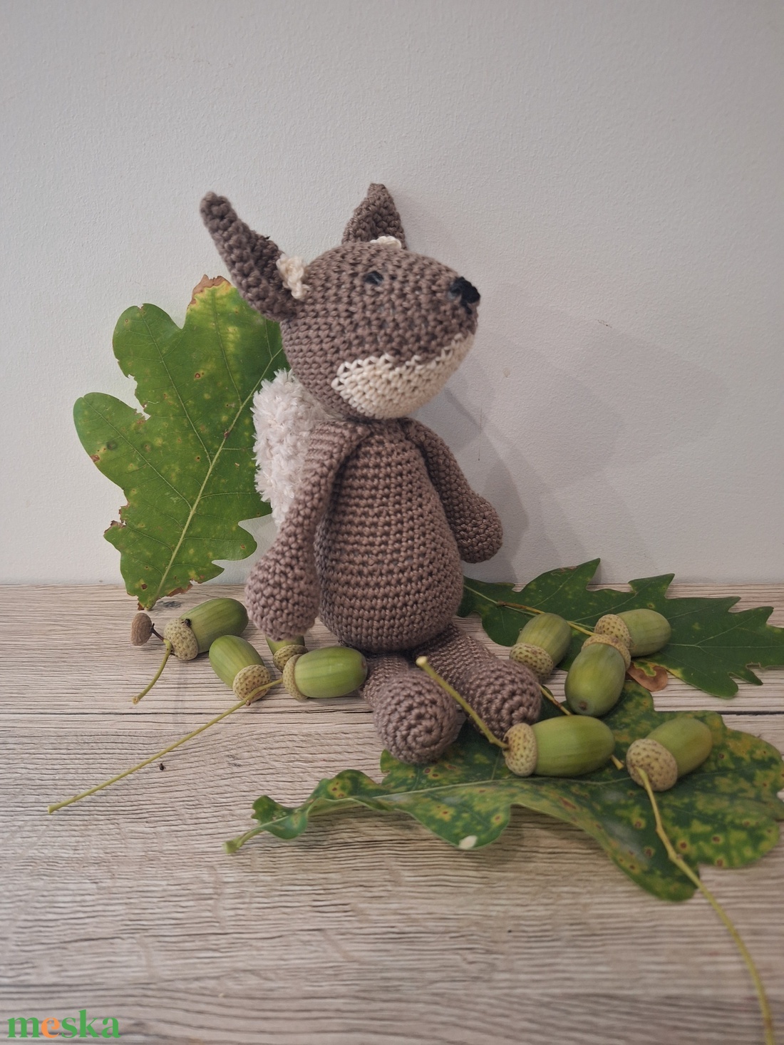 Móki, az amigurumi barna mókus - játék & sport - plüssállat & játékfigura - más figura - Meska.hu
