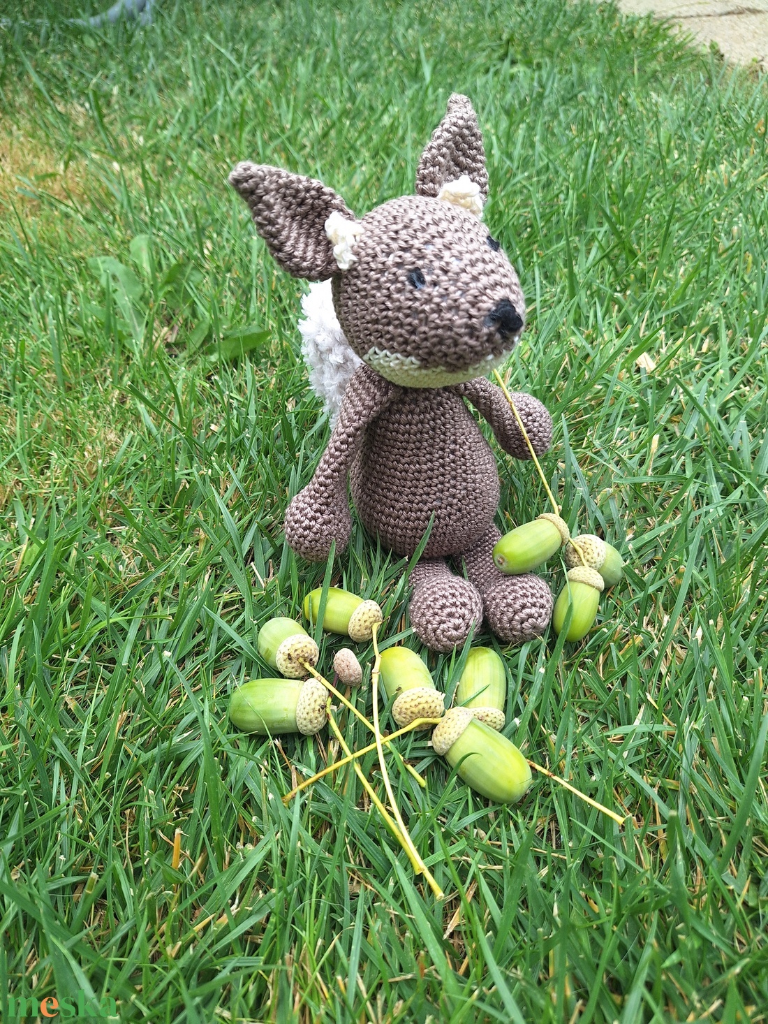 Móki, az amigurumi barna mókus - játék & sport - plüssállat & játékfigura - más figura - Meska.hu