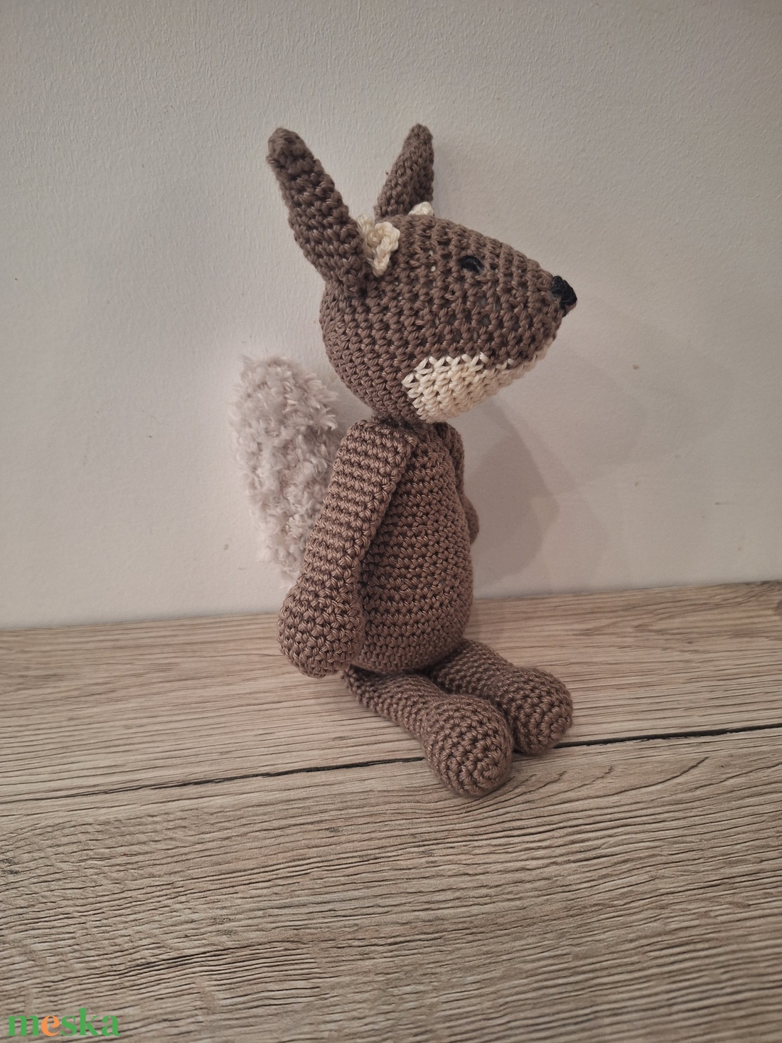 Móki, az amigurumi barna mókus - játék & sport - plüssállat & játékfigura - más figura - Meska.hu