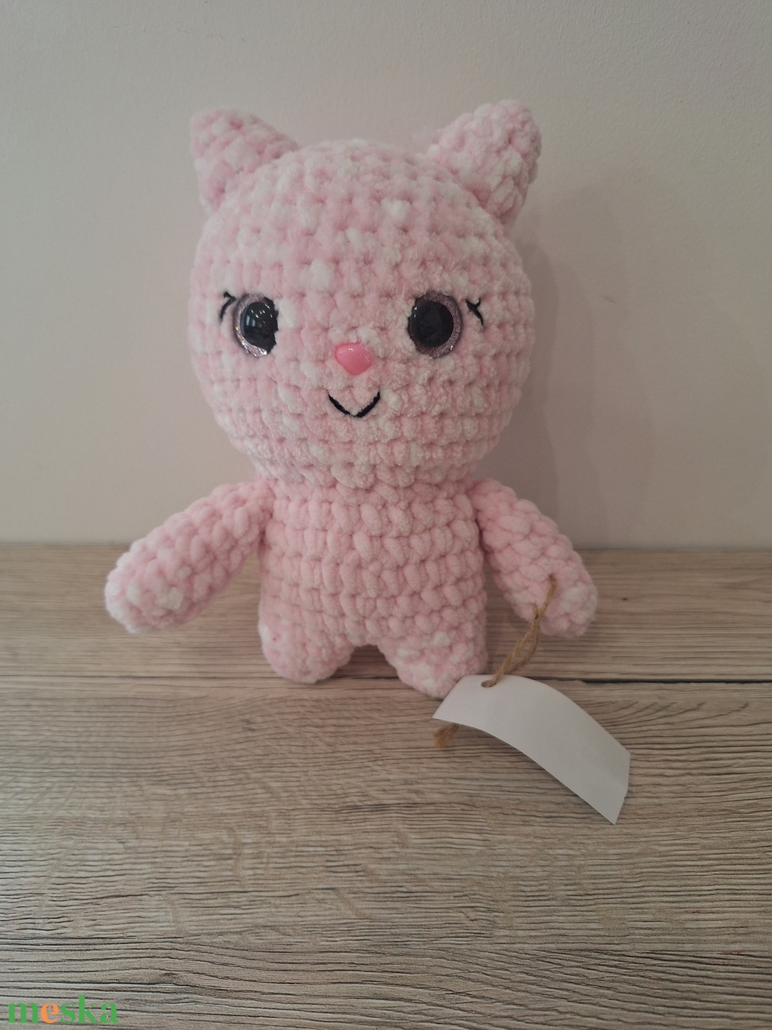 Rózi, amigurumi cica - játék & sport - plüssállat & játékfigura - cica - Meska.hu