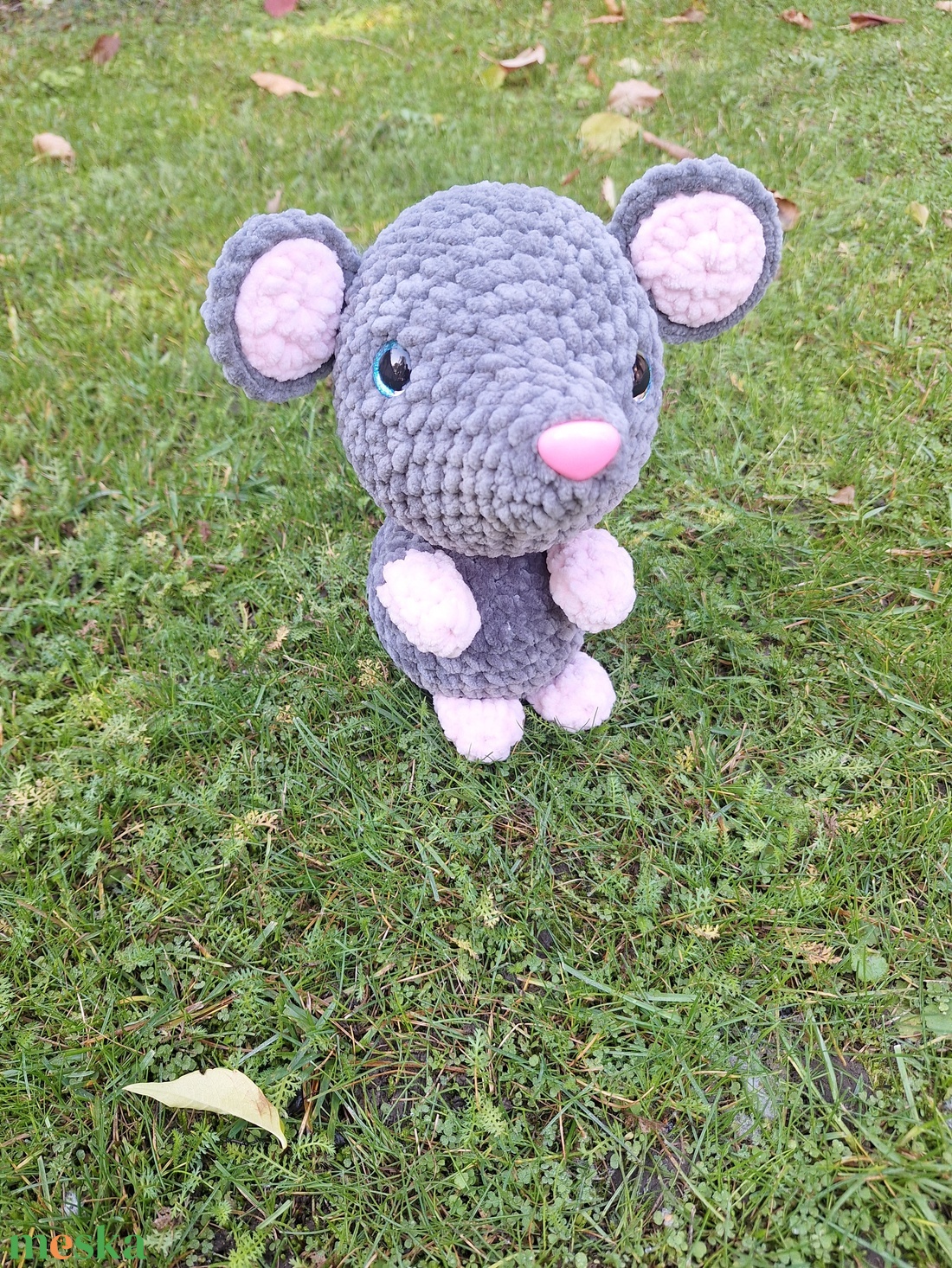 Amigurumi plüss egér - játék & sport - plüssállat & játékfigura - egér - Meska.hu