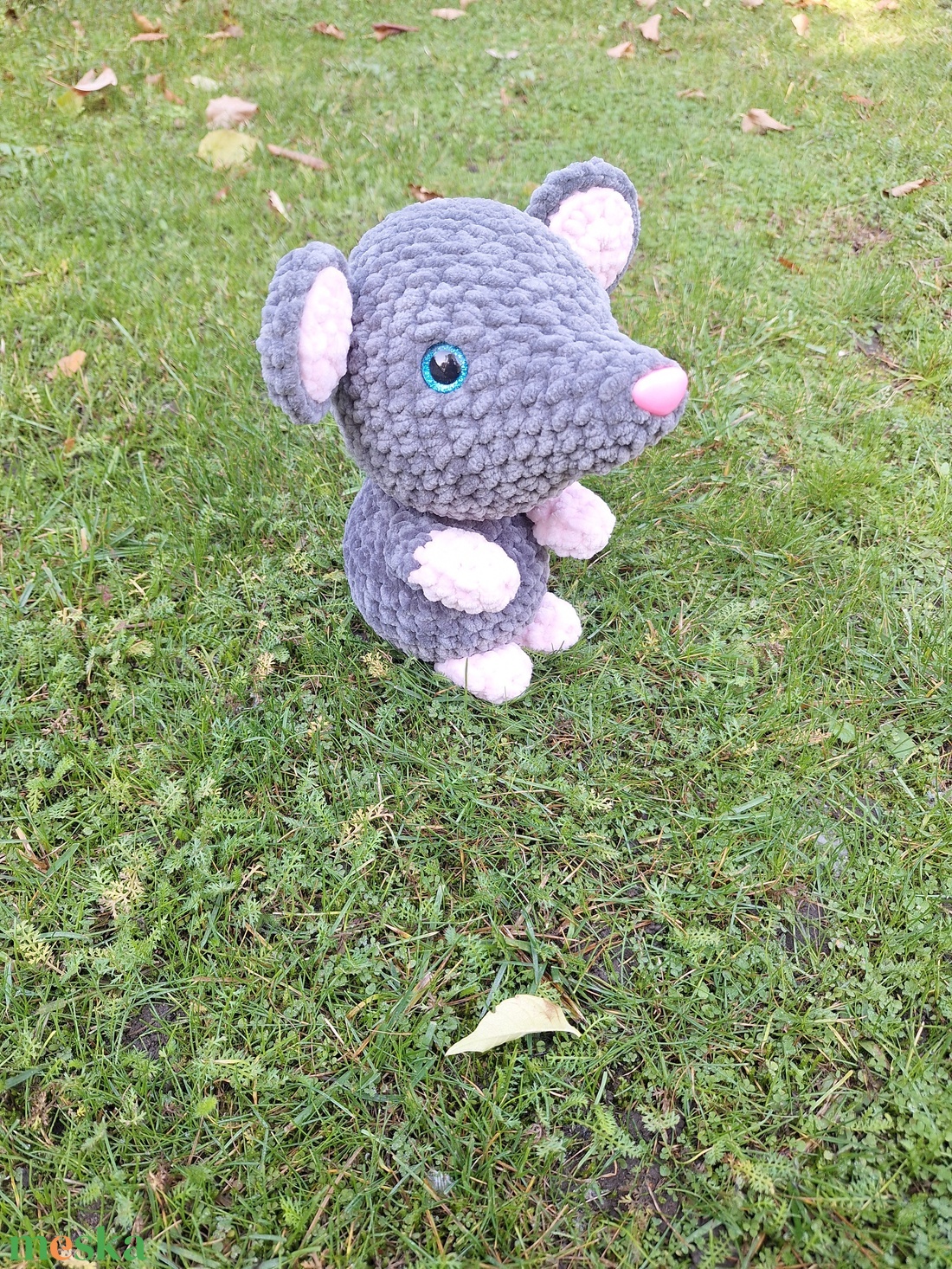 Amigurumi plüss egér - játék & sport - plüssállat & játékfigura - egér - Meska.hu