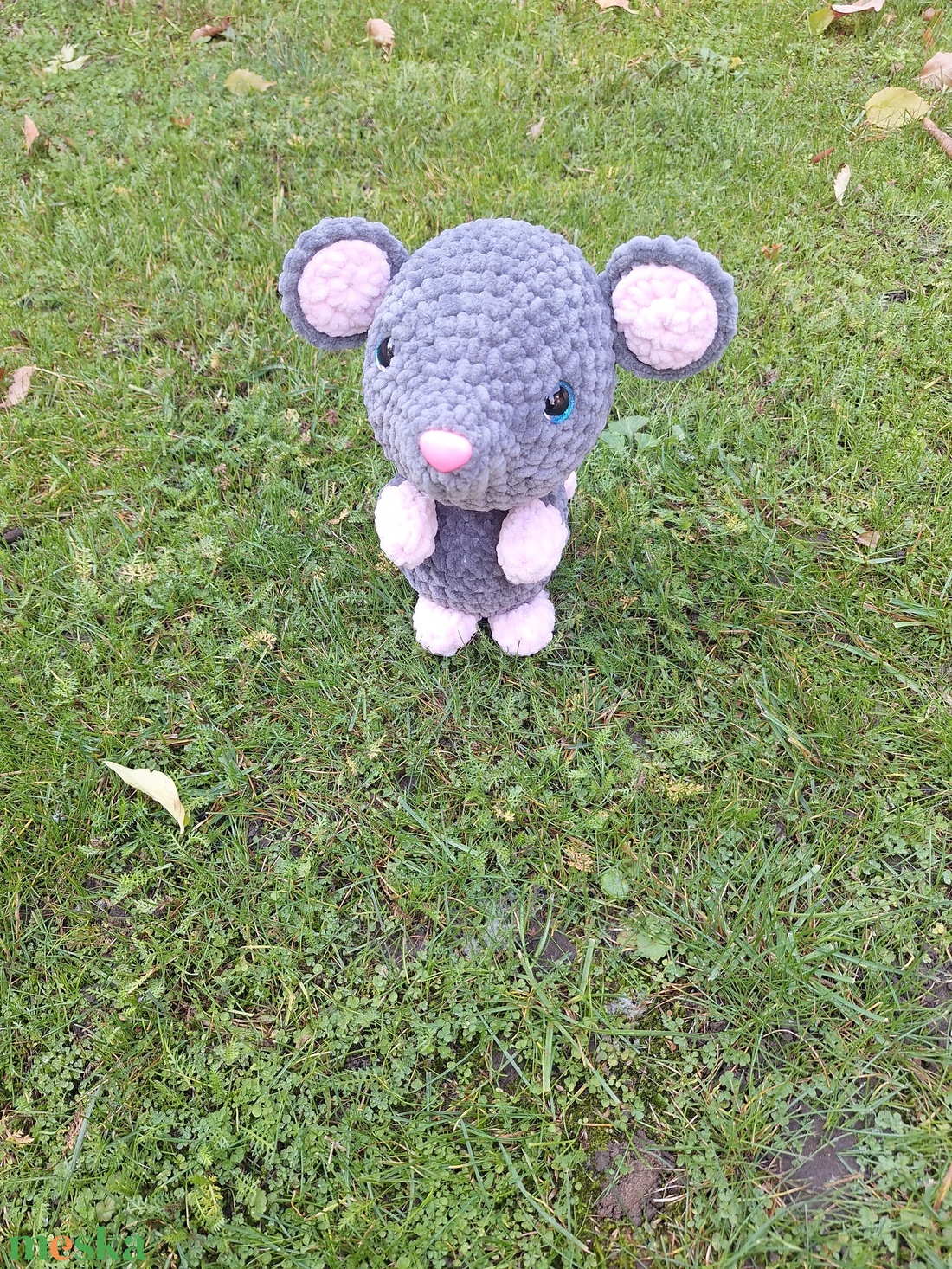 Amigurumi plüss egér - játék & sport - plüssállat & játékfigura - egér - Meska.hu