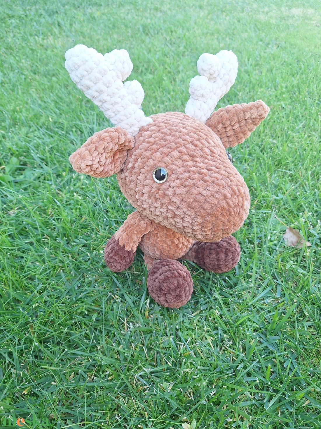 Amigurumi plüss rénszarvas - játék & sport - plüssállat & játékfigura - őzike, szarvas - Meska.hu
