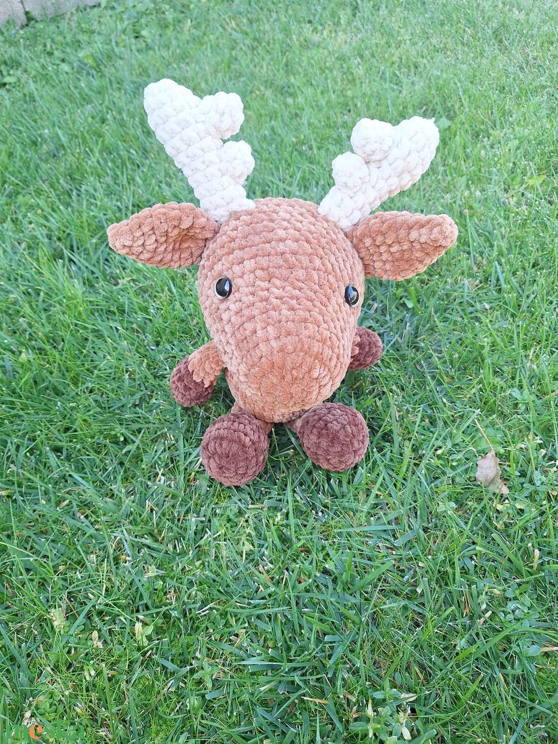 Amigurumi plüss rénszarvas - játék & sport - plüssállat & játékfigura - őzike, szarvas - Meska.hu