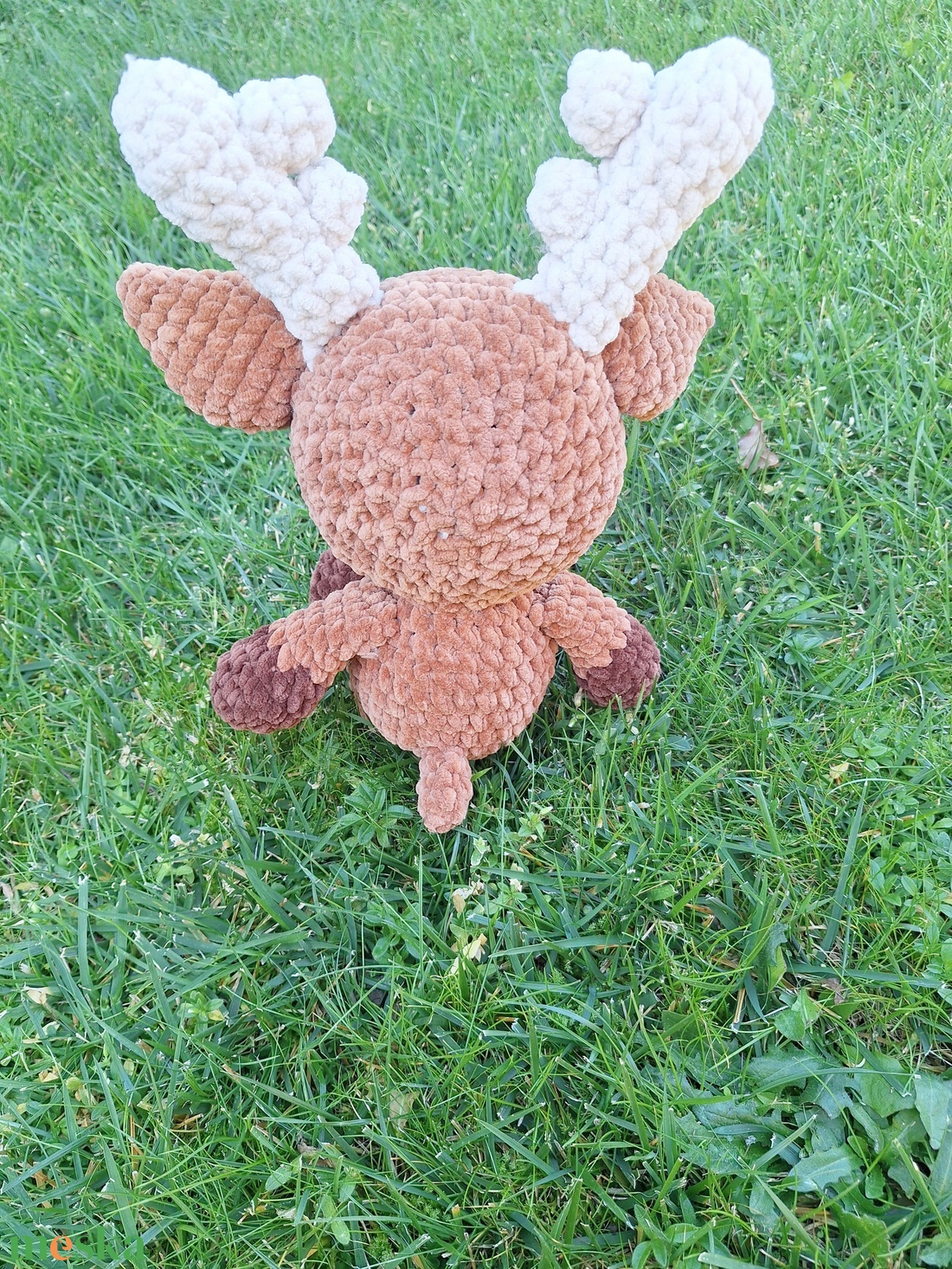Amigurumi plüss rénszarvas - játék & sport - plüssállat & játékfigura - őzike, szarvas - Meska.hu