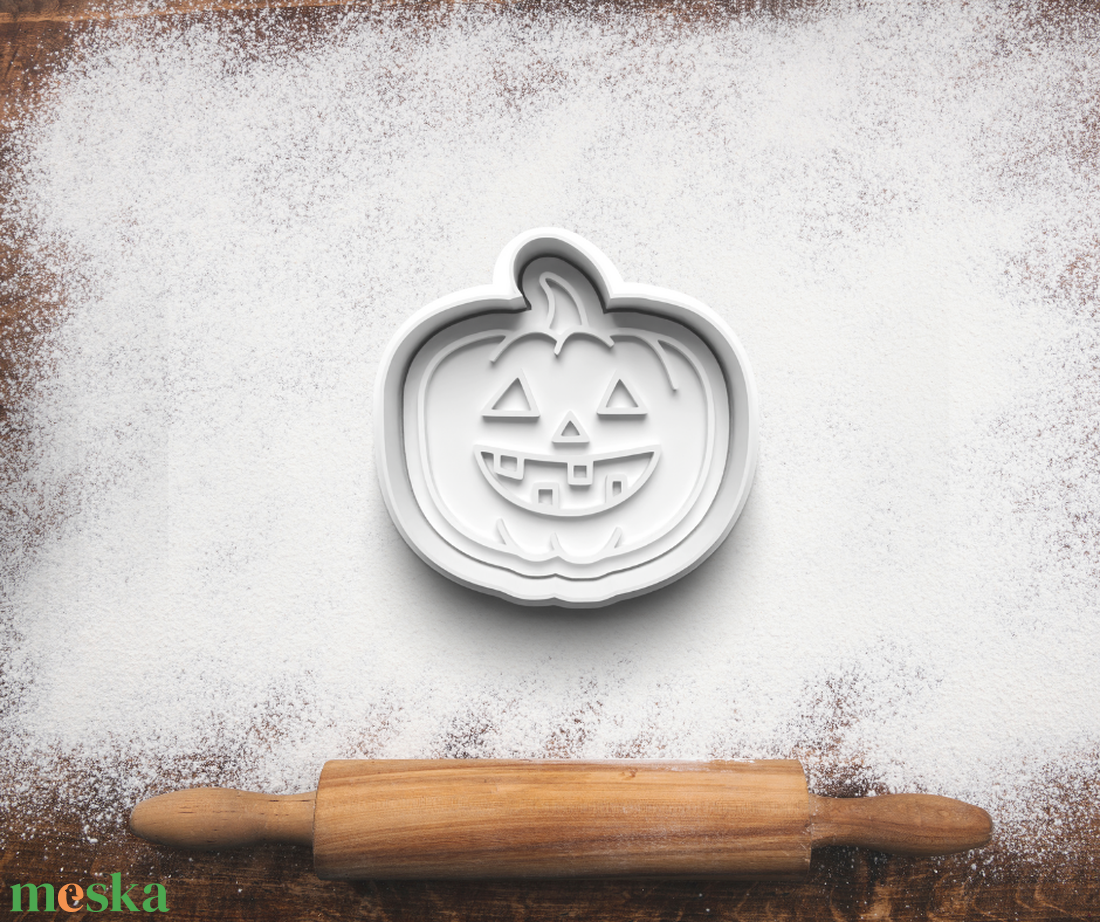 Vigyorgó Tök forma - otthon & életmód - dekoráció - halloween - halloweeni sütikiszúrók - Meska.hu
