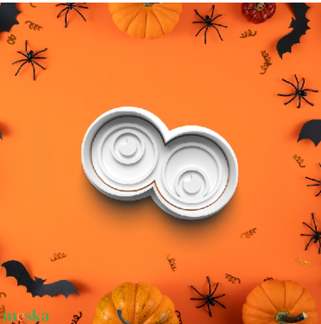 Szemgolyó forma - otthon & életmód - dekoráció - halloween - halloweeni sütikiszúrók - Meska.hu