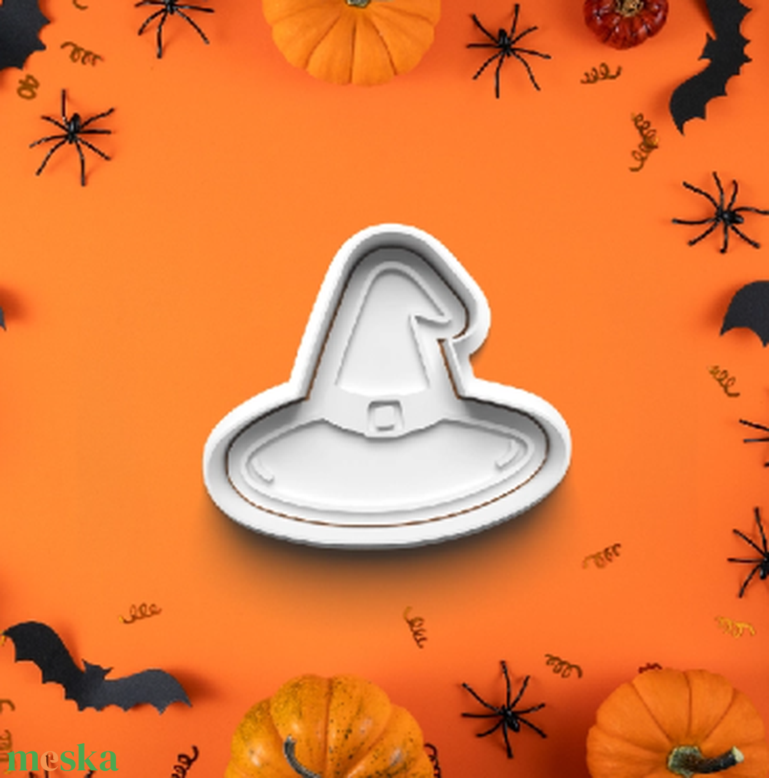 Boszi kalap forma - otthon & életmód - dekoráció - halloween - halloweeni sütikiszúrók - Meska.hu