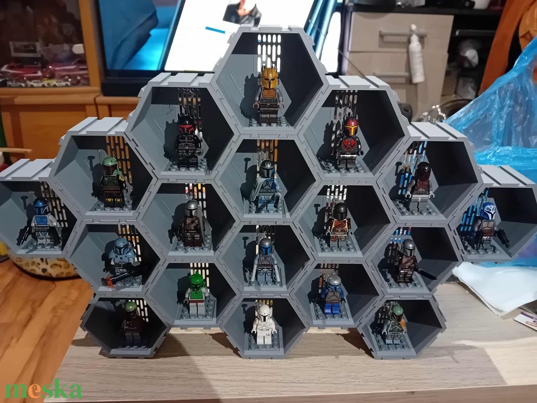 Lego minifigura rendszerező - otthon & életmód - tárolás & rendszerezés - íróasztali tároló - Meska.hu