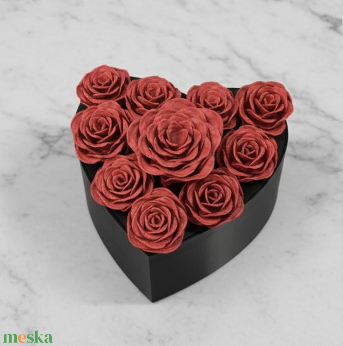 Örökrózsa box - otthon & életmód - dekoráció - virágdísz és tartó - virágbox, virágdoboz - Meska.hu