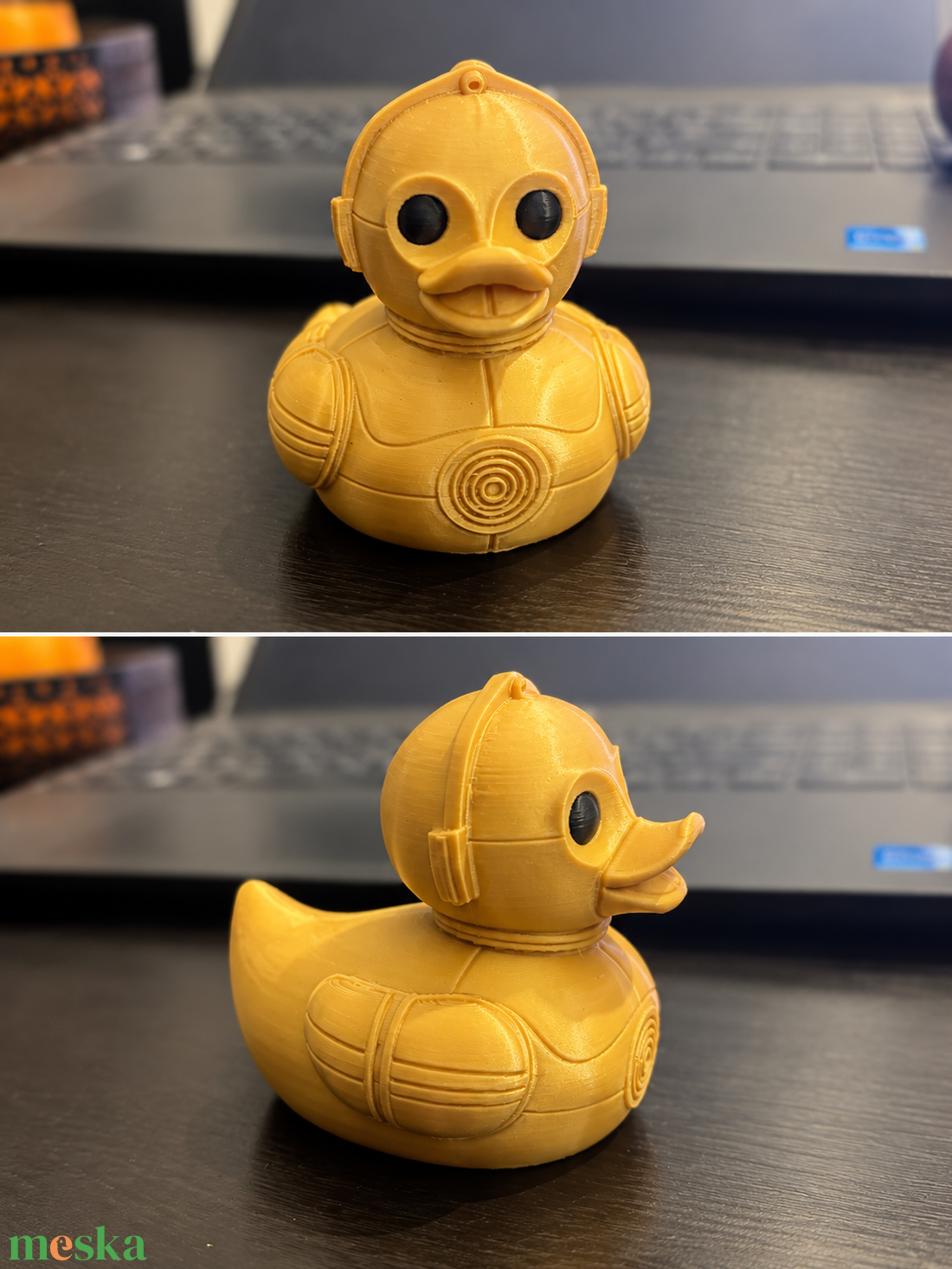 C-3PO ihlette  kacsa - otthon & életmód - dekoráció - asztal és polc dekoráció - asztaldísz - Meska.hu