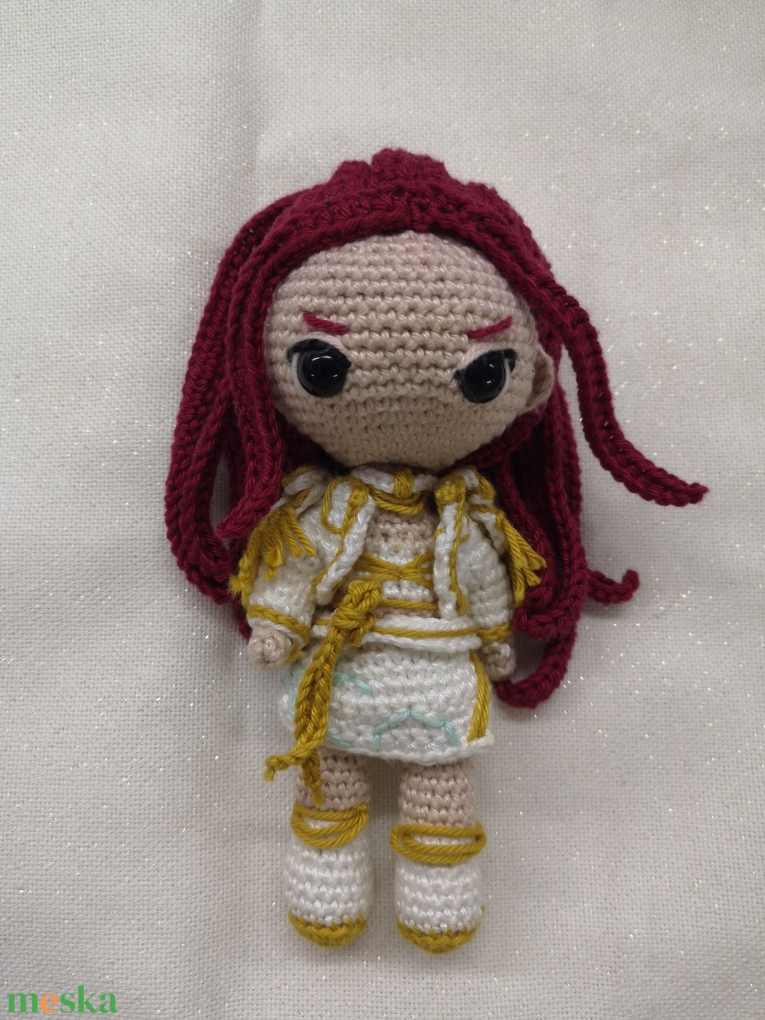 Horgolt Mira KPop Demon Hunters figura - játék & sport - plüssállat & játékfigura - más figura - Meska.hu