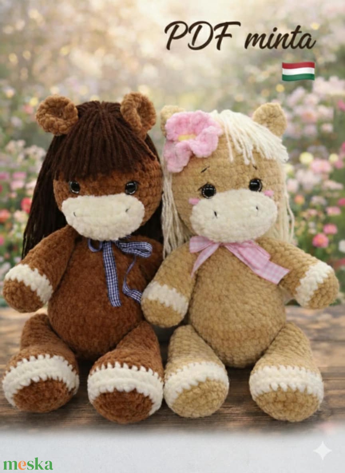 Horgolt lovacska PDF MINTA - diy (csináld magad) - szabásminta, útmutató - horgolási minta - Meska.hu