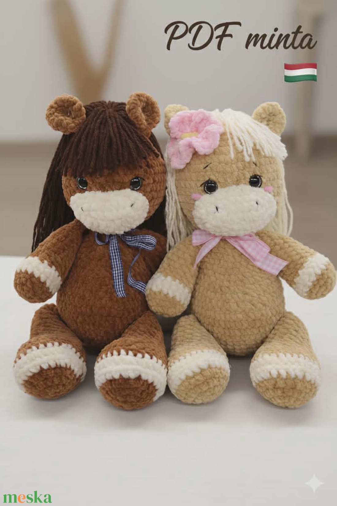 Horgolt lovacska PDF MINTA - diy (csináld magad) - szabásminta, útmutató - horgolási minta - Meska.hu