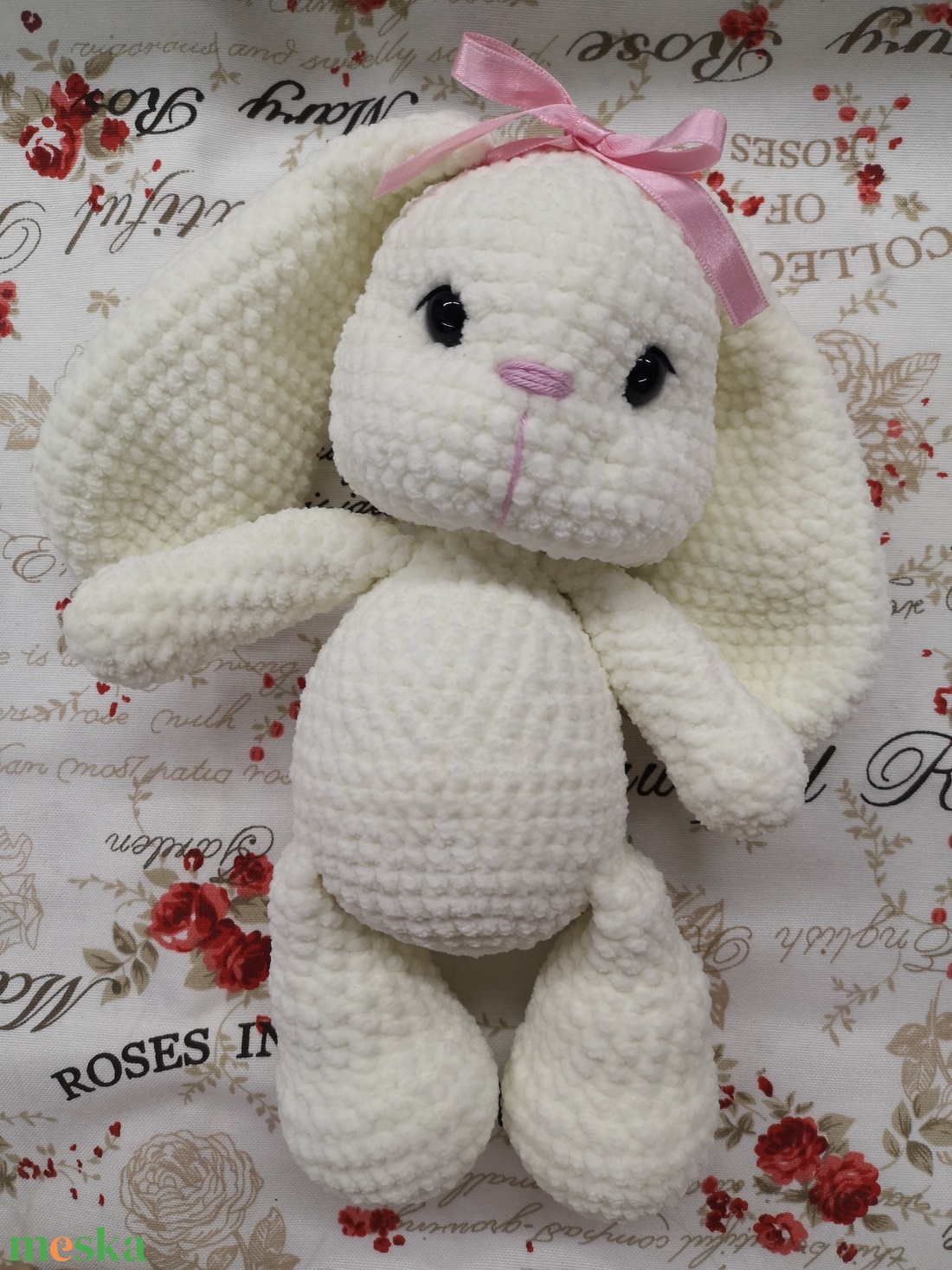 Pihe-puha horgolt húsvéti nyuszi �� - játék & sport - plüssállat & játékfigura - nyuszi - Meska.hu
