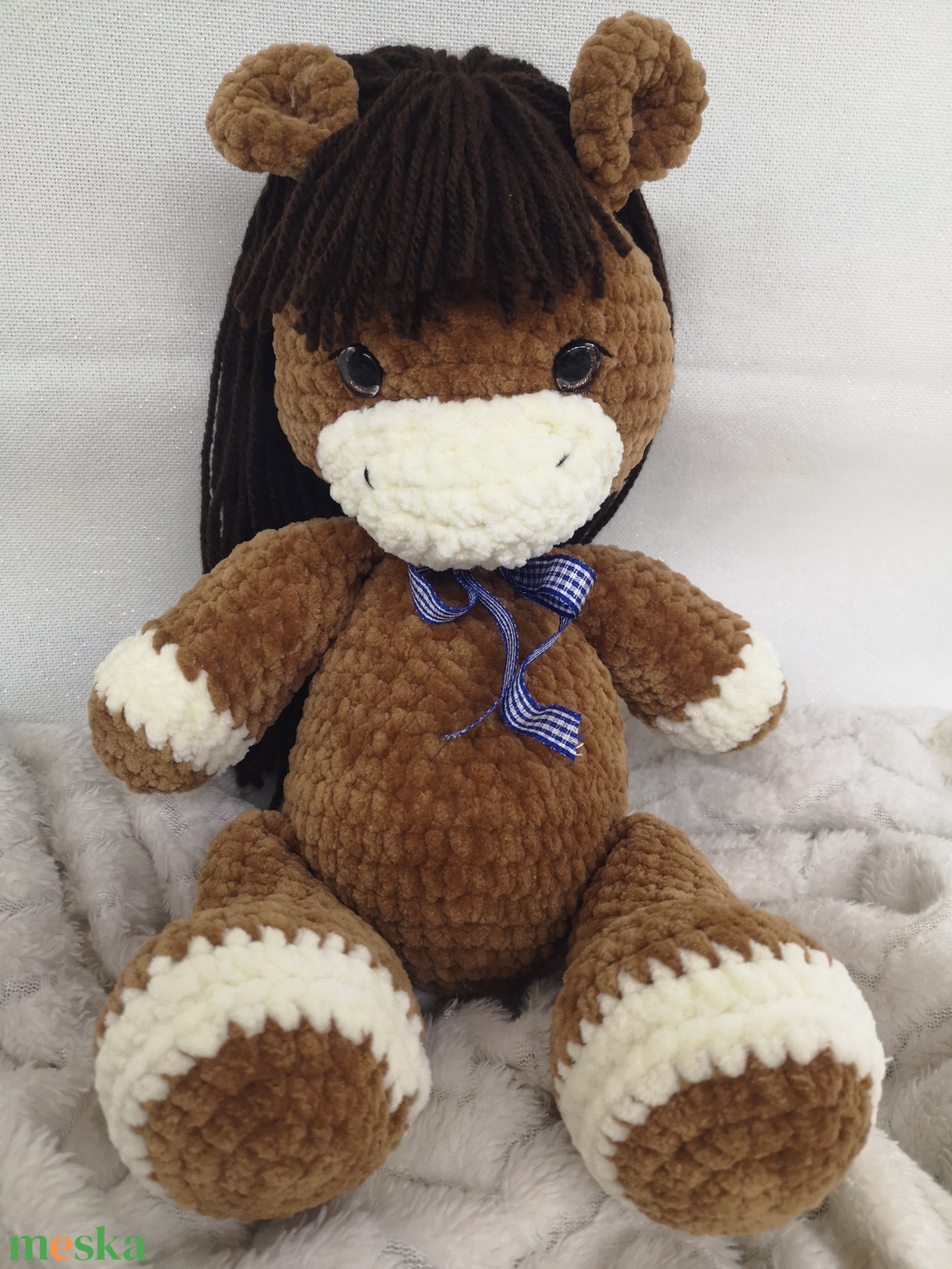 Pihe-puha horgolt lovacska ��� - játék & sport - plüssállat & játékfigura - ló - Meska.hu