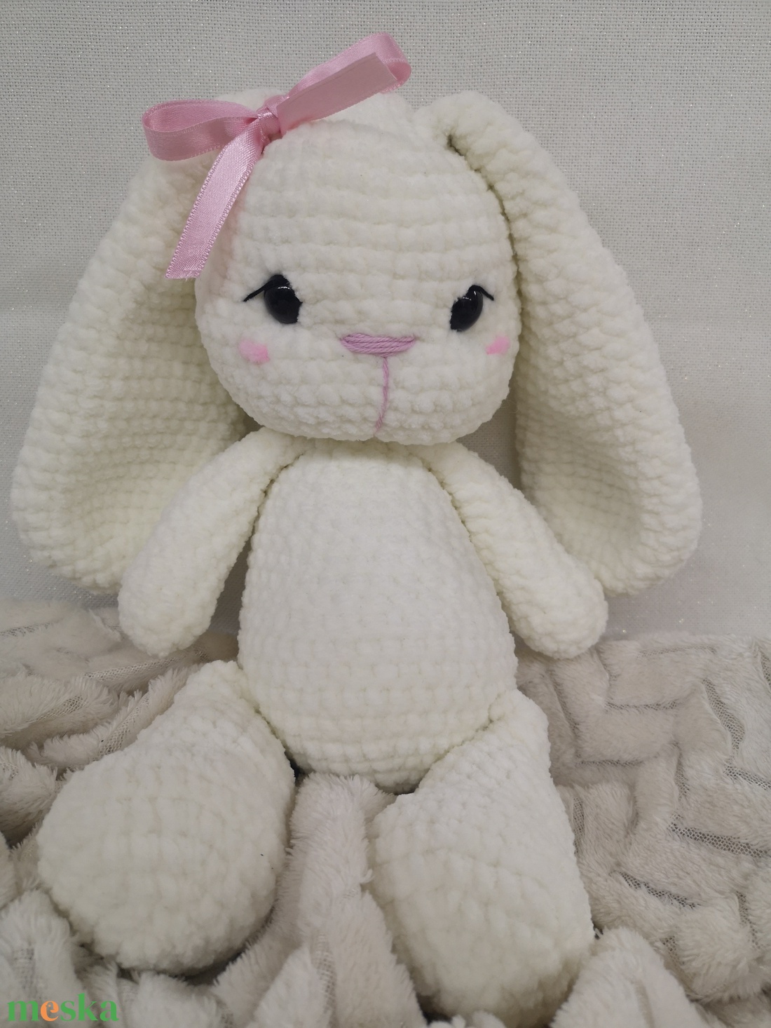 Pihe-puha horgolt húsvéti nyuszi �� - játék & sport - plüssállat & játékfigura - nyuszi - Meska.hu
