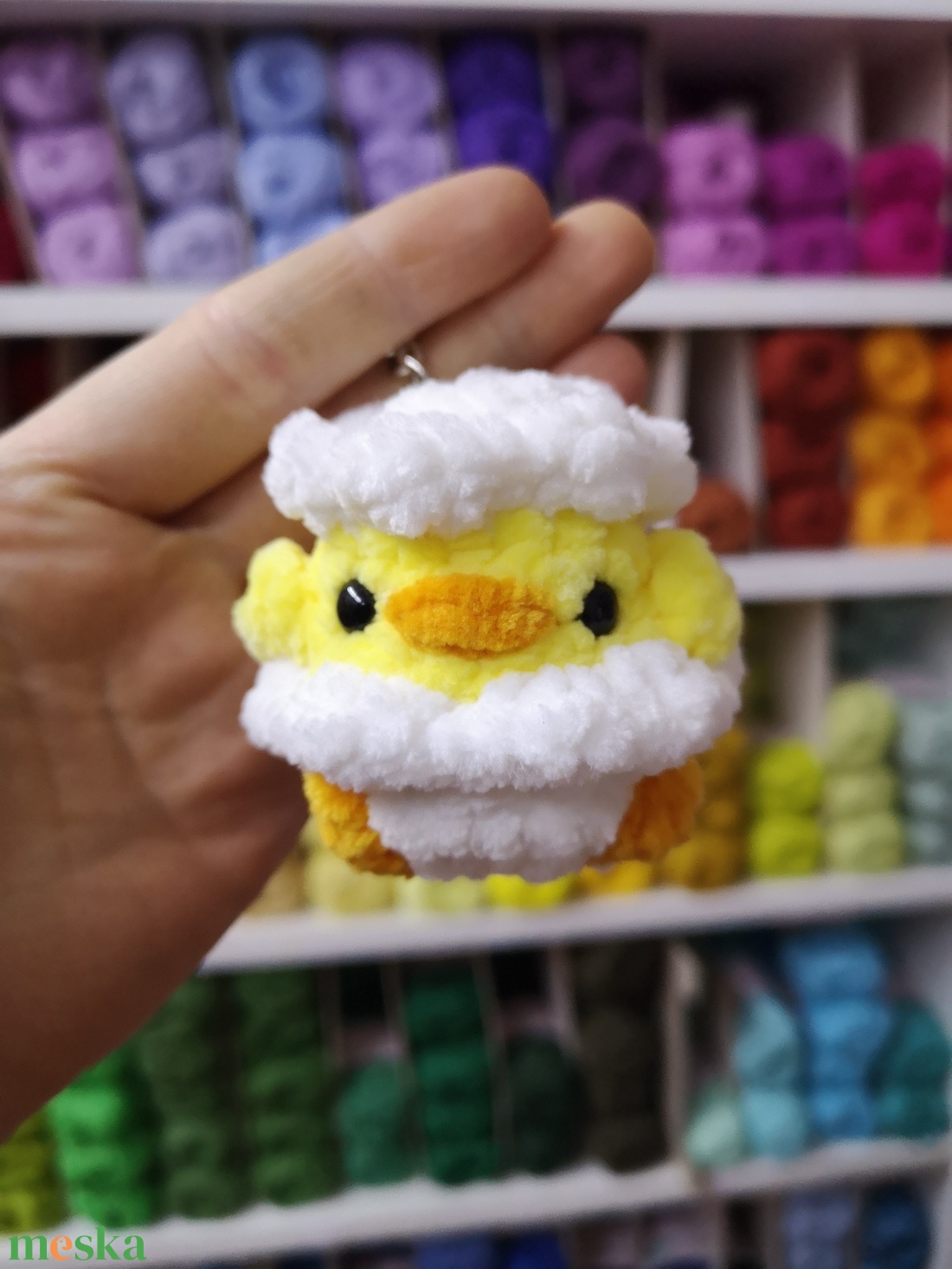 Cuki csibés kulcstartó  - táska & tok - kulcstartó & táskadísz - kulcstartó - Meska.hu