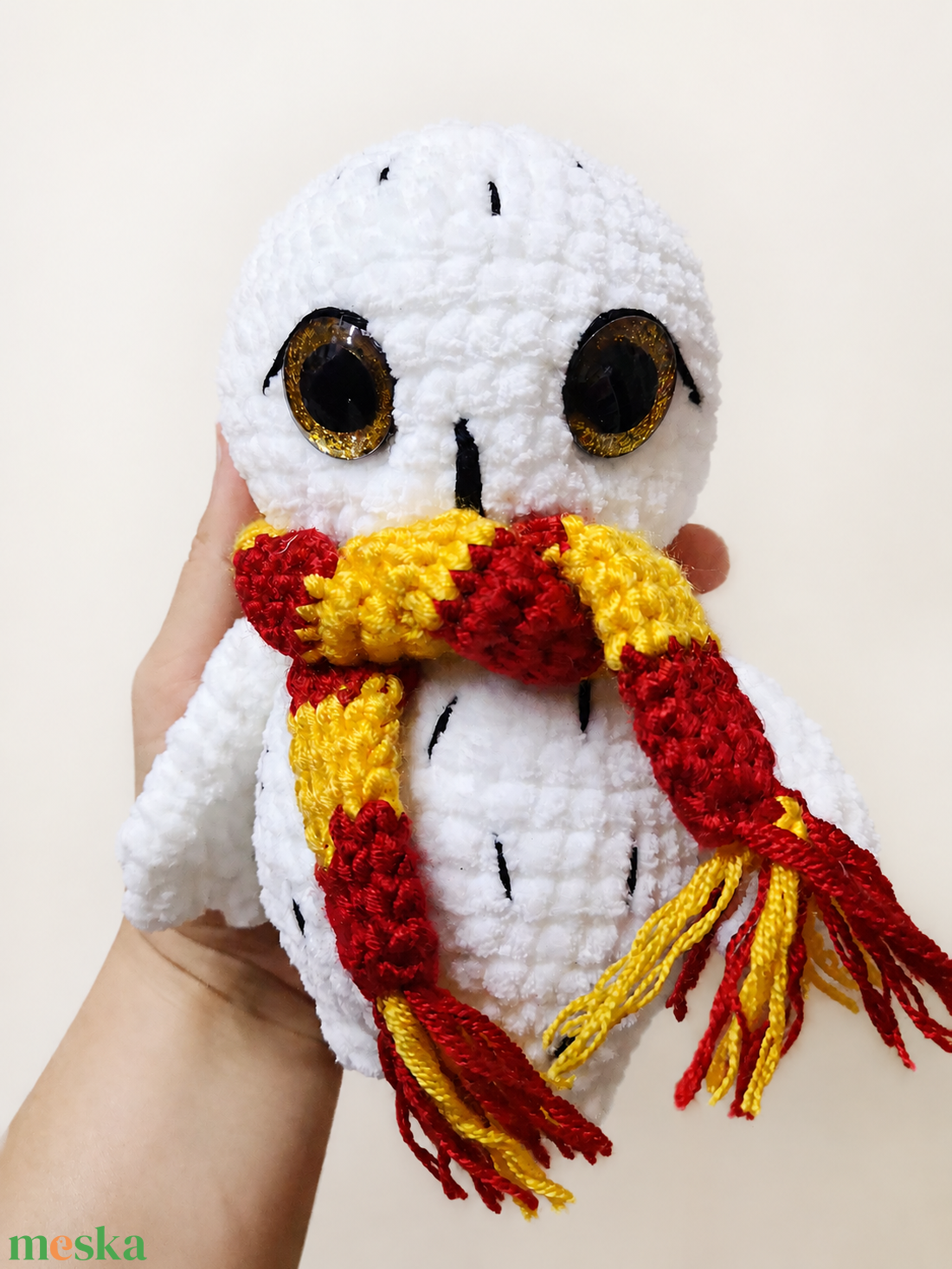 Horgolt Hedvig figura Harry Potter rajongóknak! �  - játék & sport - plüssállat & játékfigura - bagoly - Meska.hu